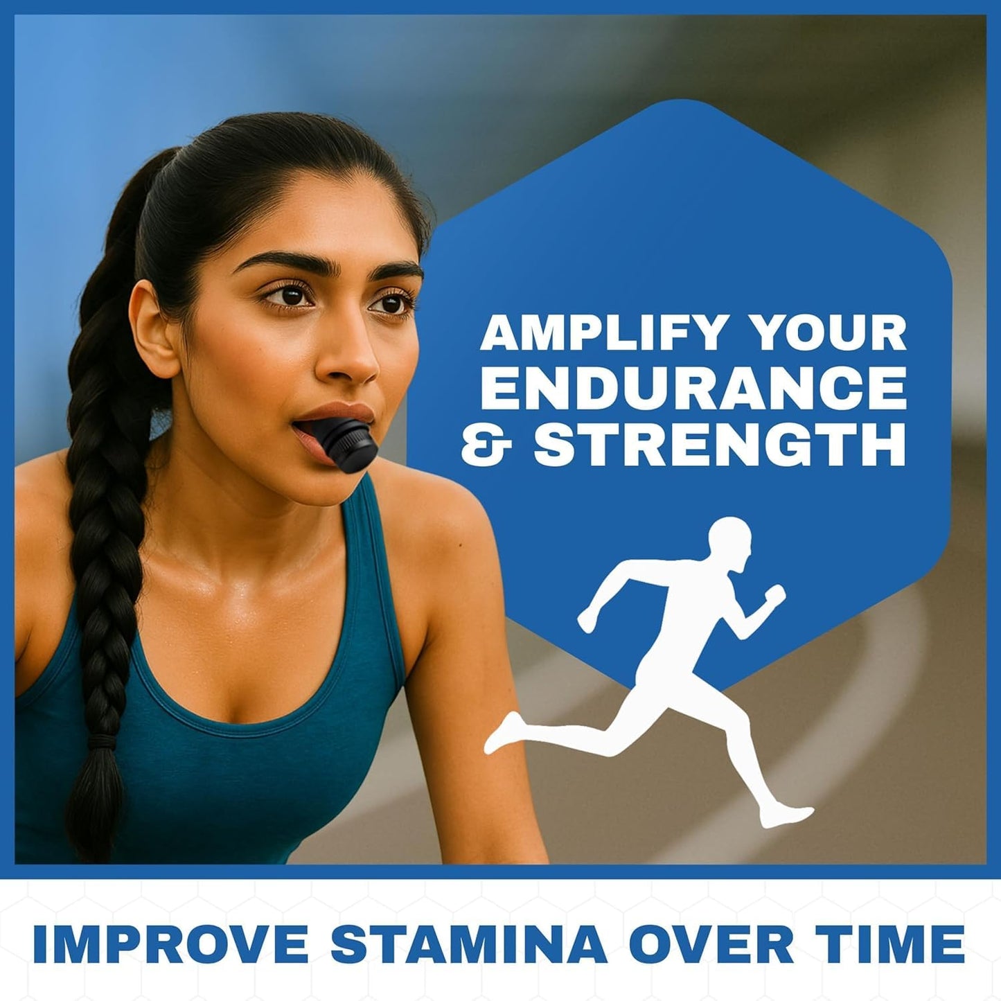 Compact Breathing Exercise Device for Lungs Made in USA Respiratory Lung Exerciser Device with Adjustable Valve - Diaphragm & Core Trainer Device for Athletes o2 Portable Breathing Trainer - Medaid International