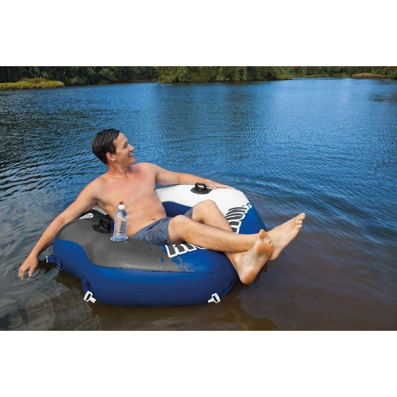 River Run‚Ñ¢ Connect Inflatable Floating Lake Lounge - Medaid International