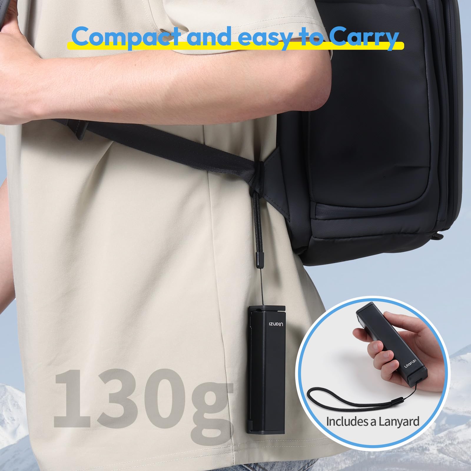 ULANZI SK-20 Travel Essentials Airplane Phone Holder, Phone Tripod 360° Rotation,Travel Must Have Handsfree Cellphone Stand for Desk,Flight Essential Universal Adjustable Stand for Train Table - Medaid International