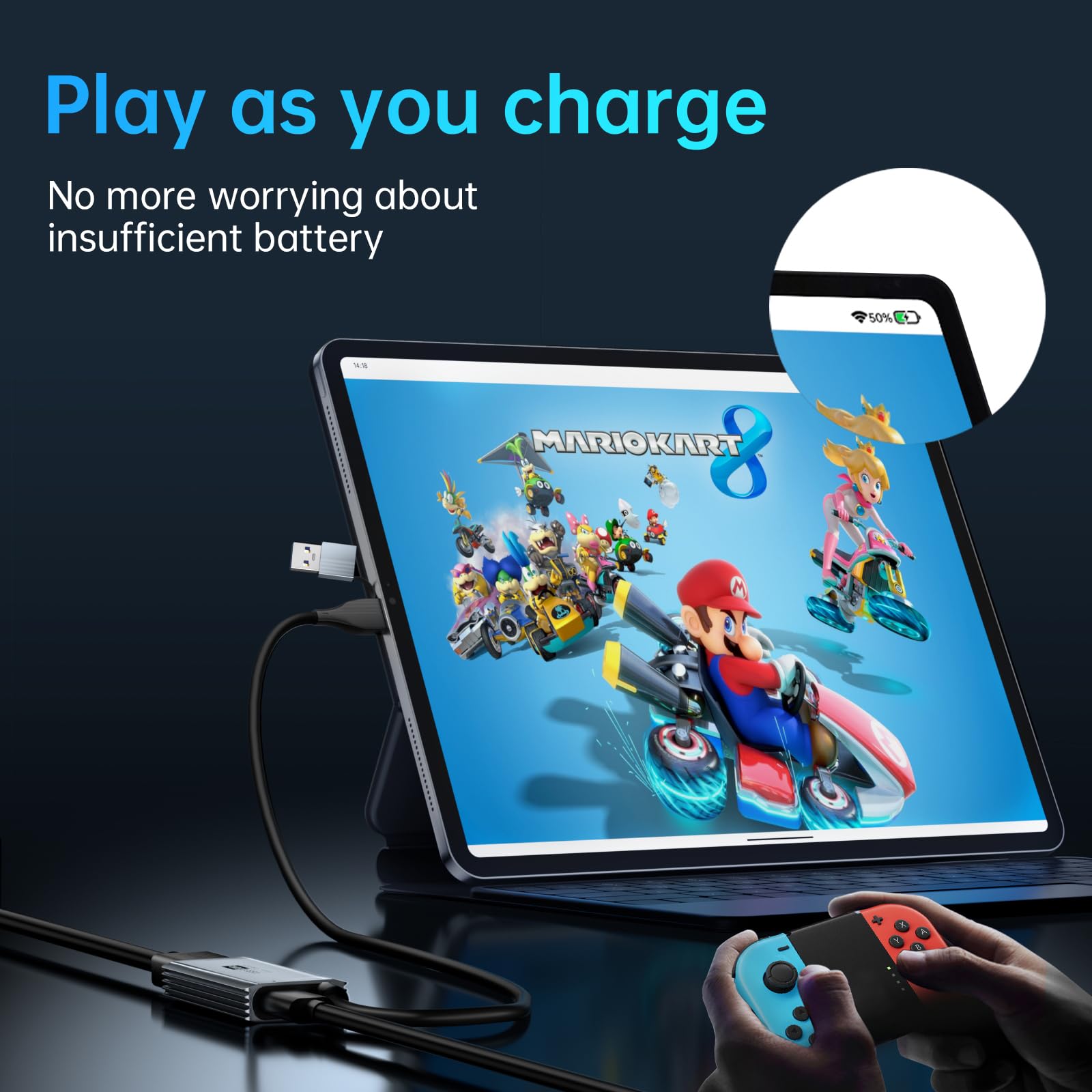 XIIXMASK USB 3.0 Video Capture Card with 100W PD - HDMI to USB/USB-C Capture Card 1440P 30fps & 1080P 60fps Video Capture Device for Streaming, Game Recording, Compatible for Quest 3, Switch, PS4/PS5 - Medaid International