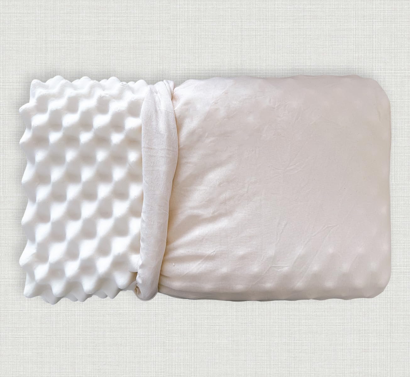 Organic Latex Convoluted Contour Pillow (Medium (55K)) - Medaid International