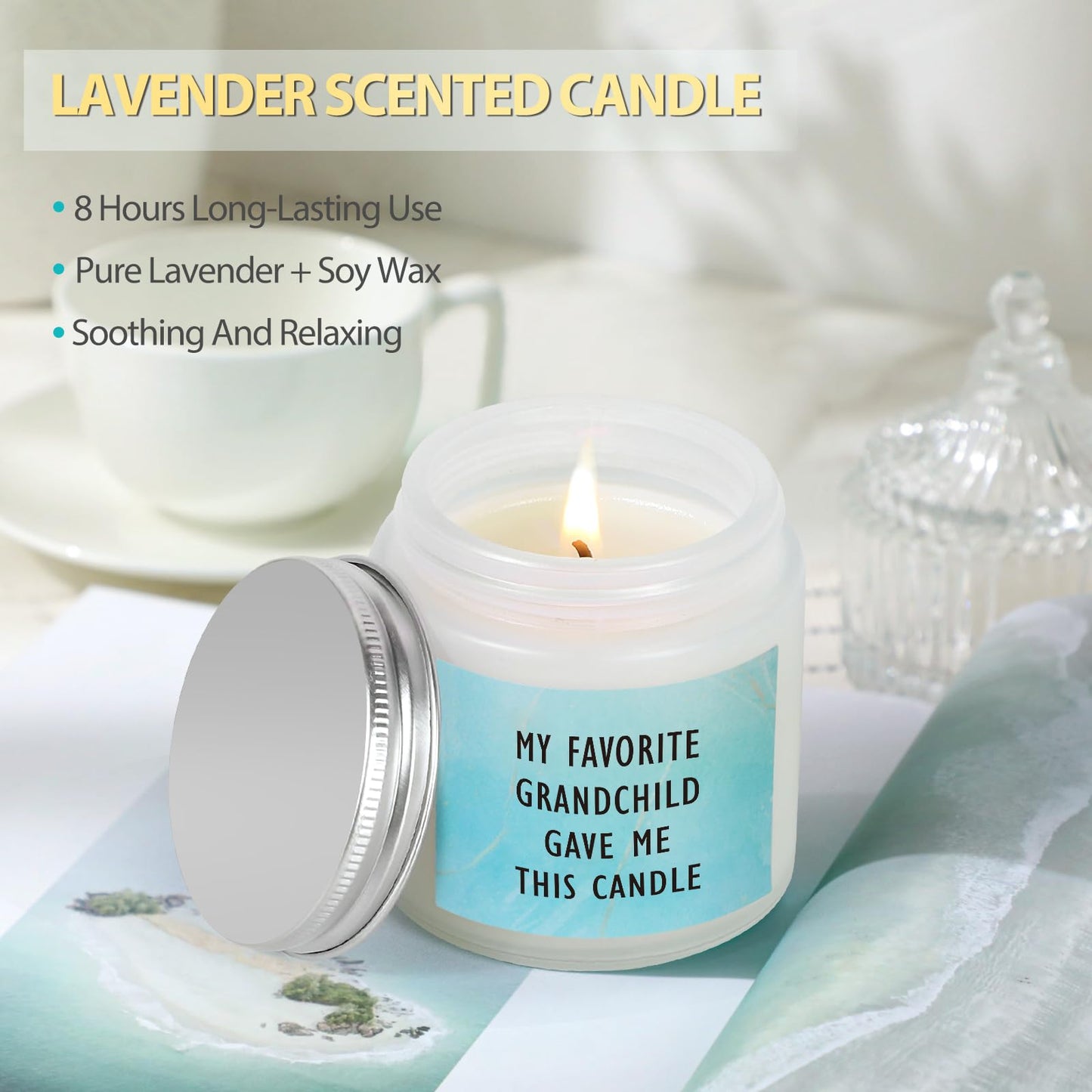 Suhctuptx Grandma Gift Set, Christmas & Birthday Gifts for Grandma, Funny Mother's Day Ideas for Grandparent & Nana Basket with Tote Bag - Medaid International