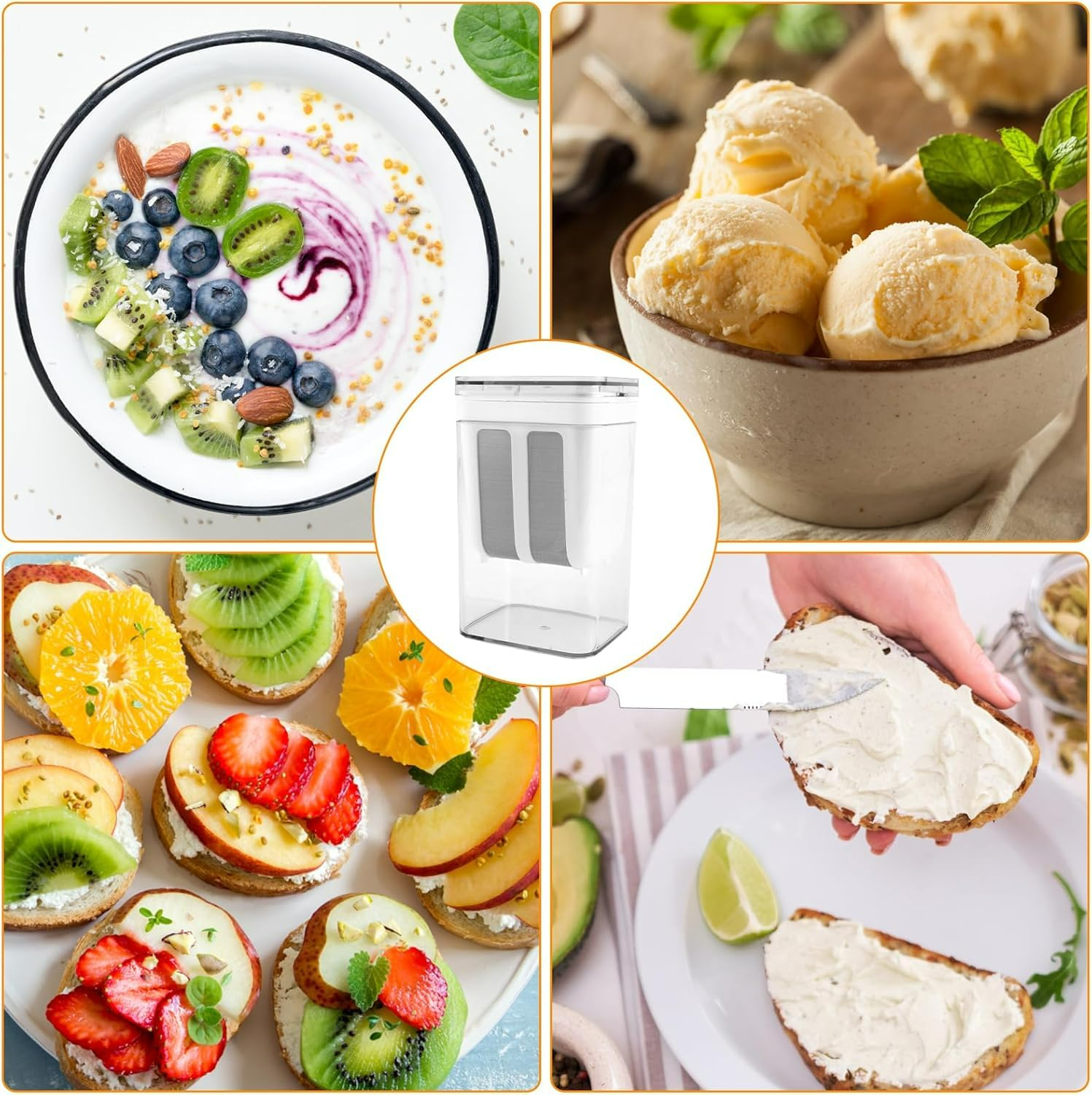 Greek Yogurt Strainer 1100ml ‚Äì Multi-Purpose Yogurt Maker - Medaid International