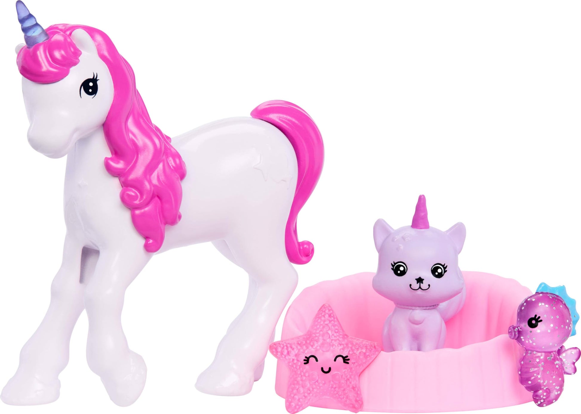 Barbie Advent Calendar with Doll & 24 Surprise Toy Accessories Including Unicorn & Pets, Transform Fashion Doll into Mermaid, Fairy & More - Medaid International