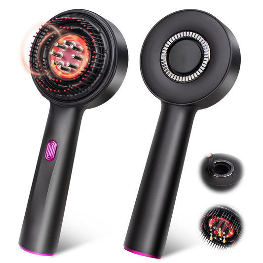 3 in 1 Scalp Massager Hair Growth Hair Oil Applicator,Electric Scalp Brush for Home,IPX7 Waterproof Electric Head Massager - Medaid International