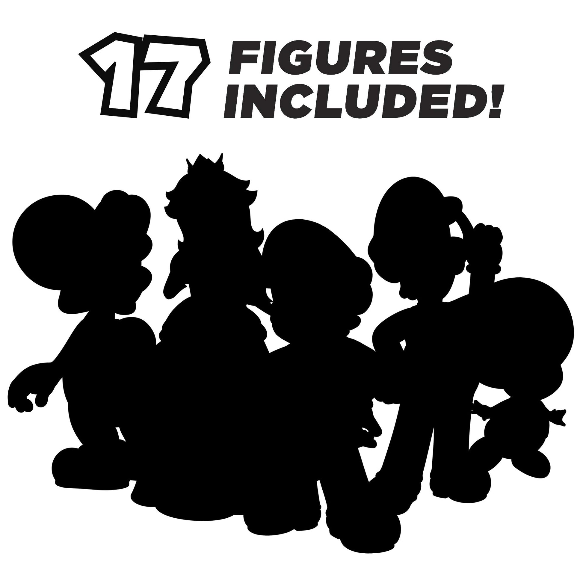 SUPER MARIO Nintendo Advent Calendar Christmas Holiday Calendar with 17 Articulated 2.5” Action Figures & 7 Accessories, 24 Day Surprise Countdown with Pop-Up Environment [Amazon Exclusive] - Medaid International