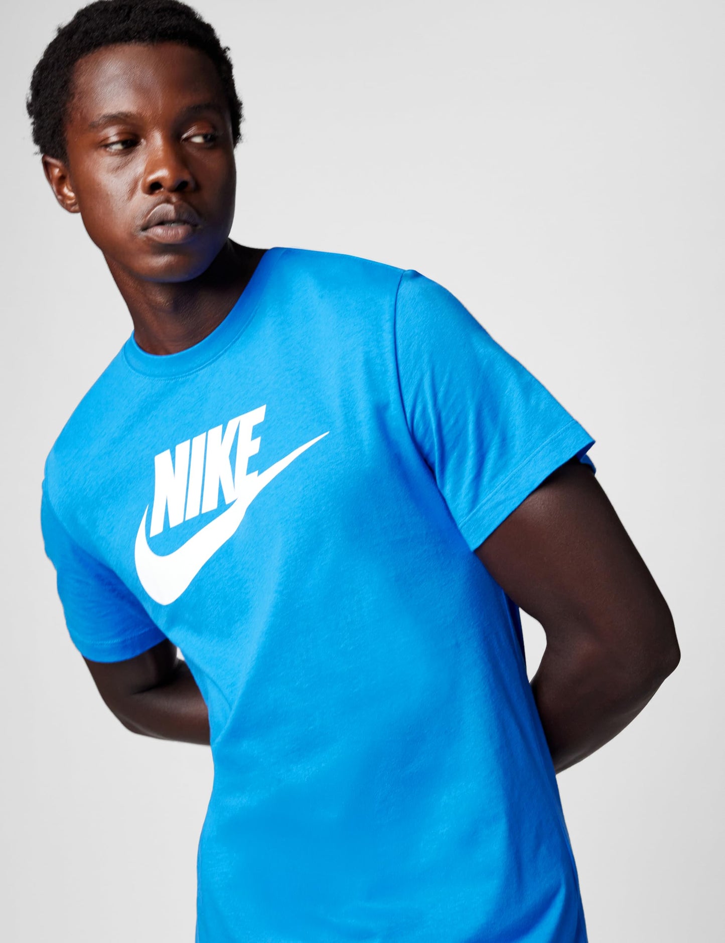 Nike Men's Sportswear Icon T-Shirt, Light Photo Blue, XX-Large - Medaid International