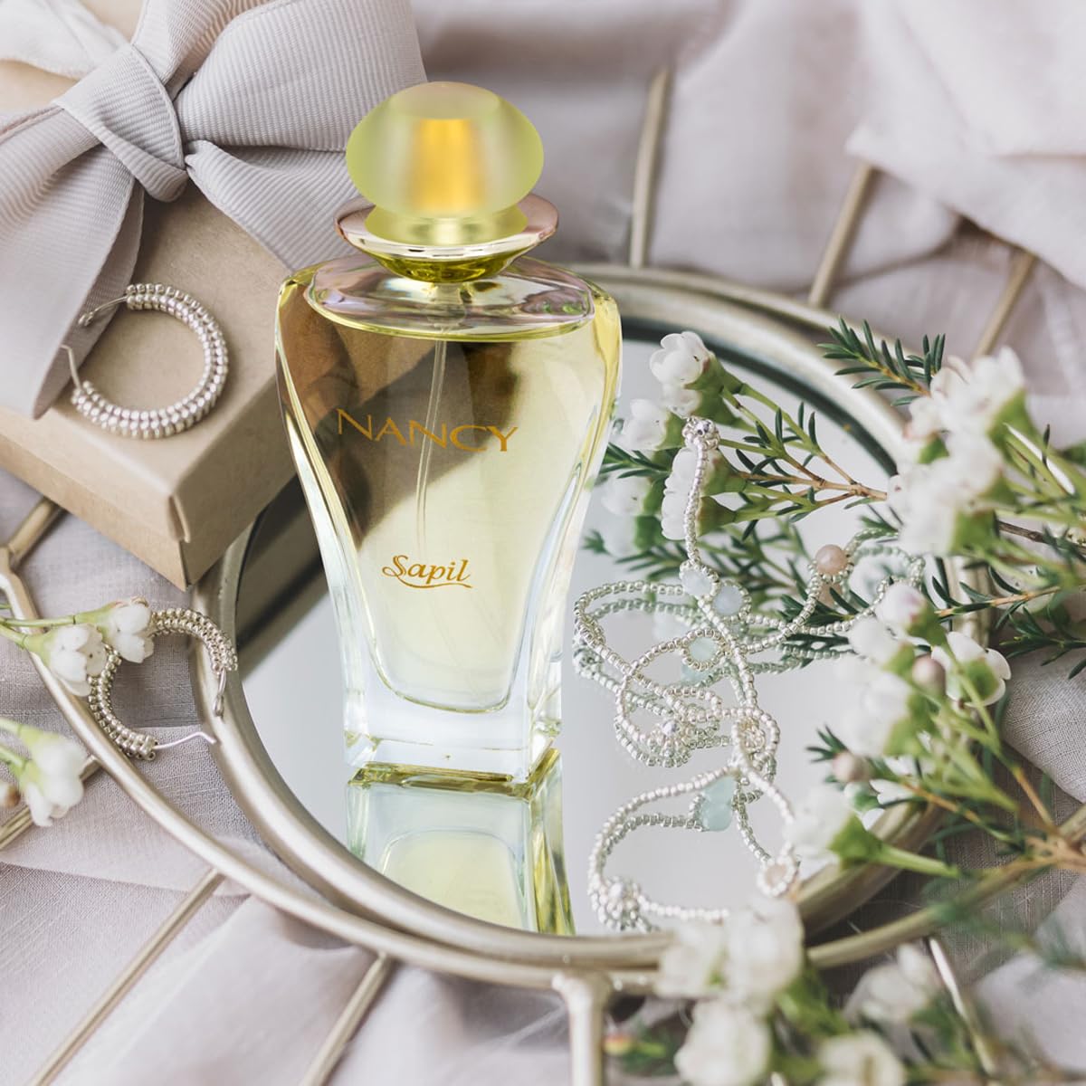 Sapil Nancy Green Perfume for Women | Long-lasting Dubai Perfume | Floral Powdery EDP Spray | 1.7 Oz (50 ml) | Exotic Arabic Cologne for Women | Women's Fragrance for Daily Wear - Medaid International