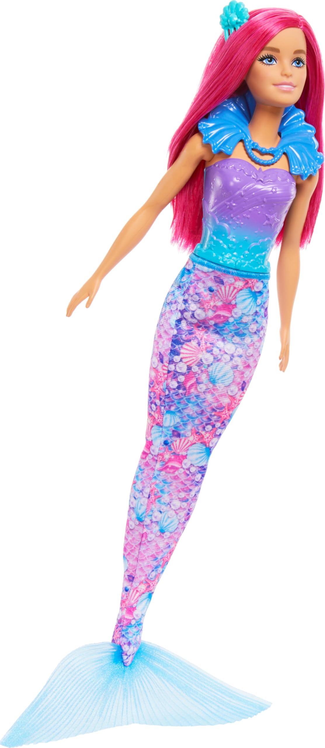 Barbie Advent Calendar with Doll & 24 Surprise Accessories Including Unicorn & 3 Pets, Transform Pink-Haired Fashion Doll into Mermaid, Fairy & More - Medaid International