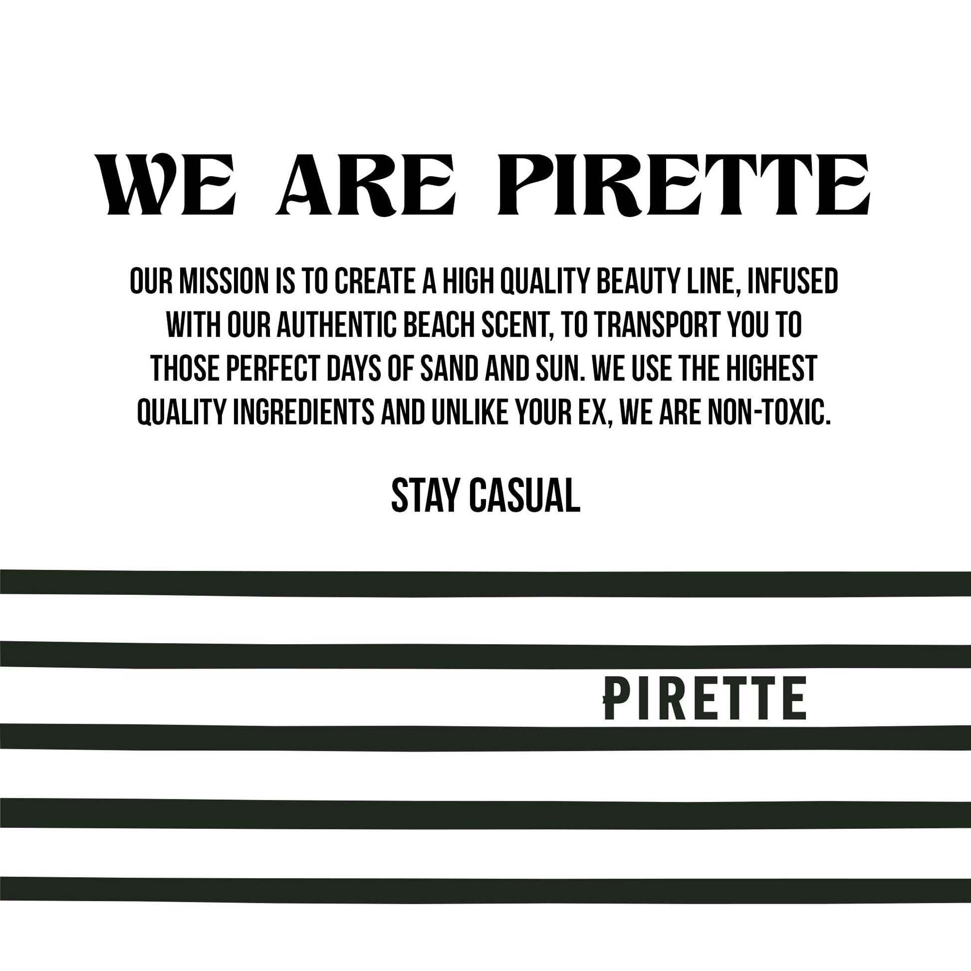 PIRETTE Fragrance Oil Roll On, Beach-Inspired, Long Lasting Perfume Oil with Notes of Fresh Green Coconut, Surf Wax & Sunscreen, Daily Rollerball Perfume for Women, 0.5 fl oz - Medaid International