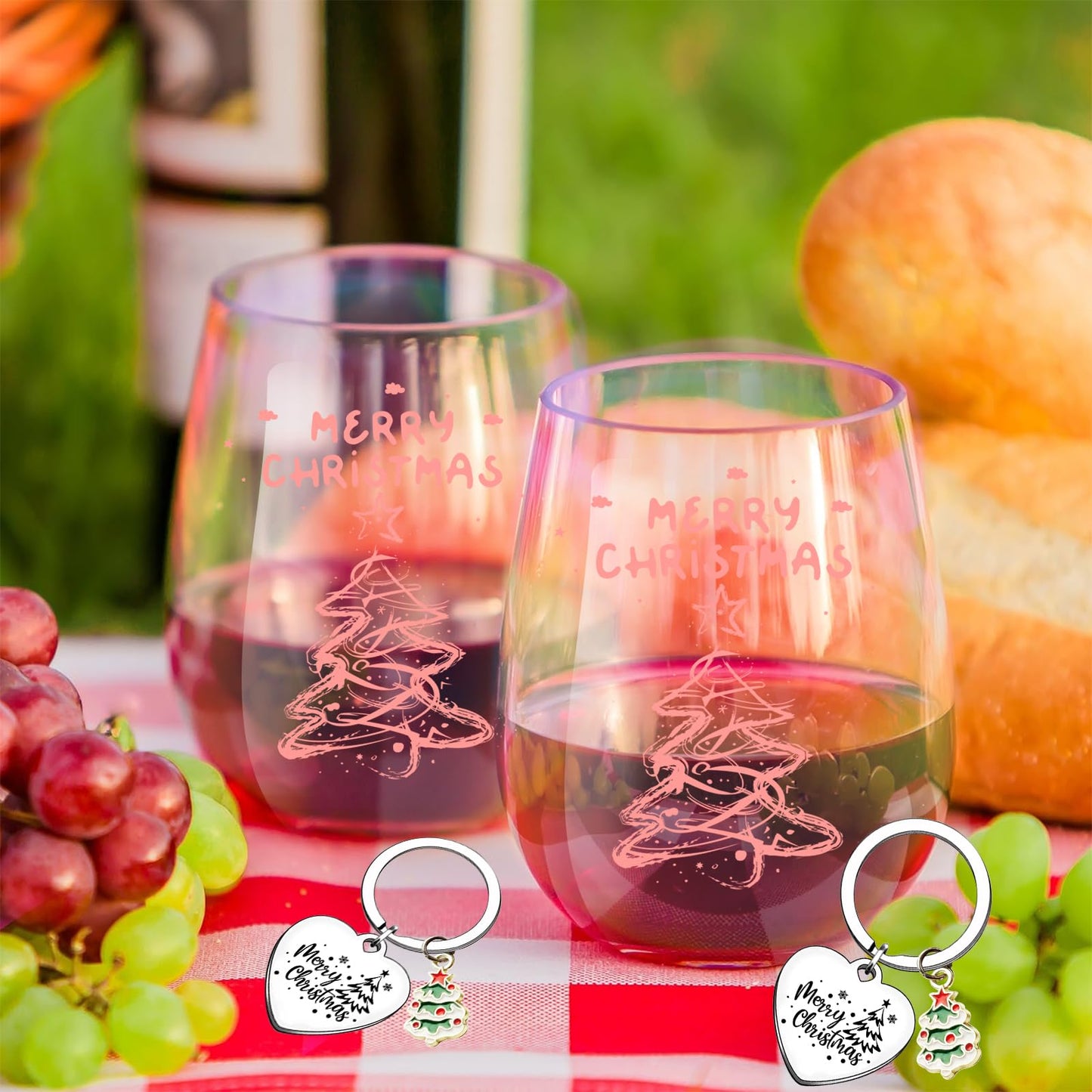 Funny Christmas Gifts: Tree Mugs, Wine Glasses & Stocking Stuffers - Kawaii White Elephant Gifts for Women, Moms, Friends & Sisters - Medaid International