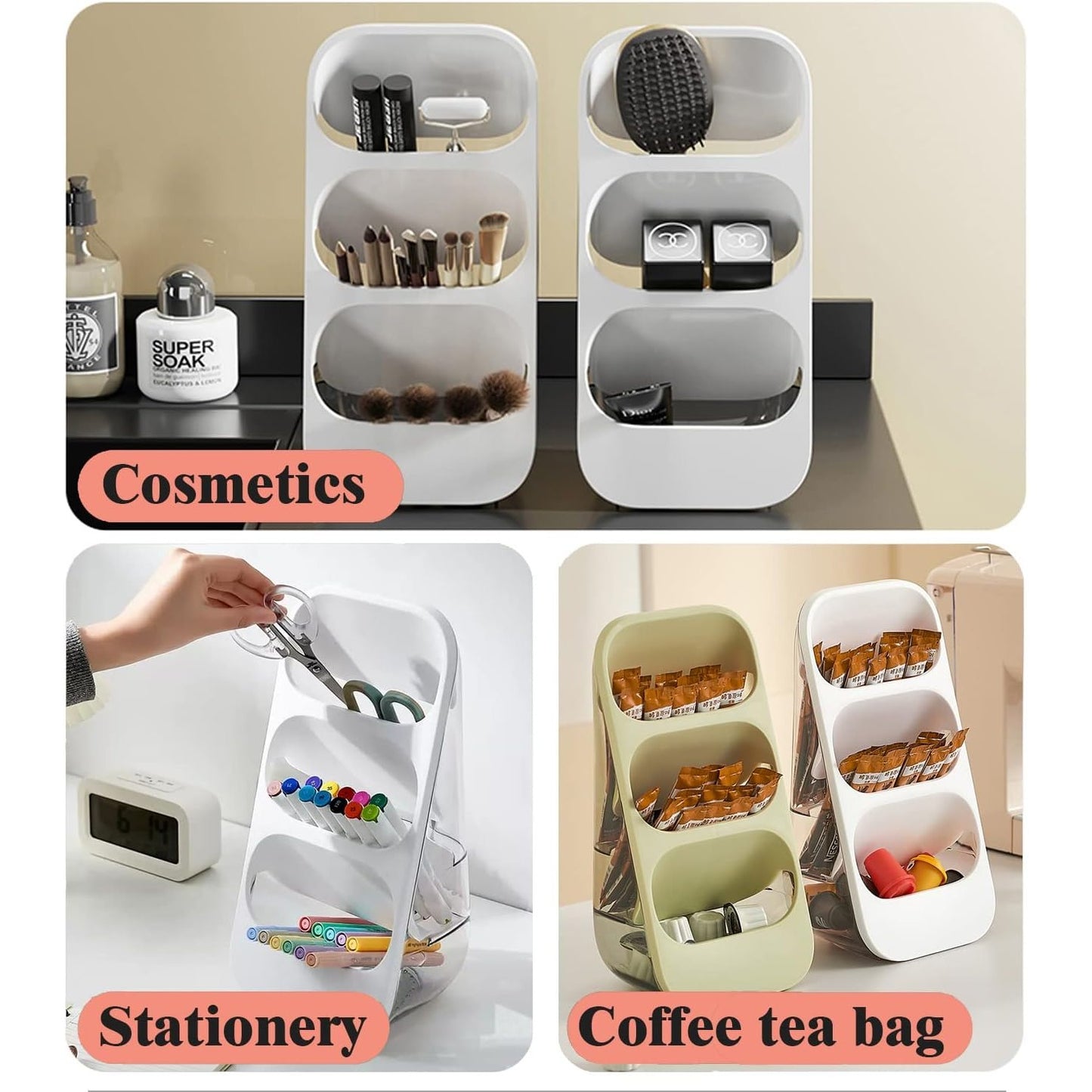 3 Layers Utensils or Brushes Rack - Medaid International