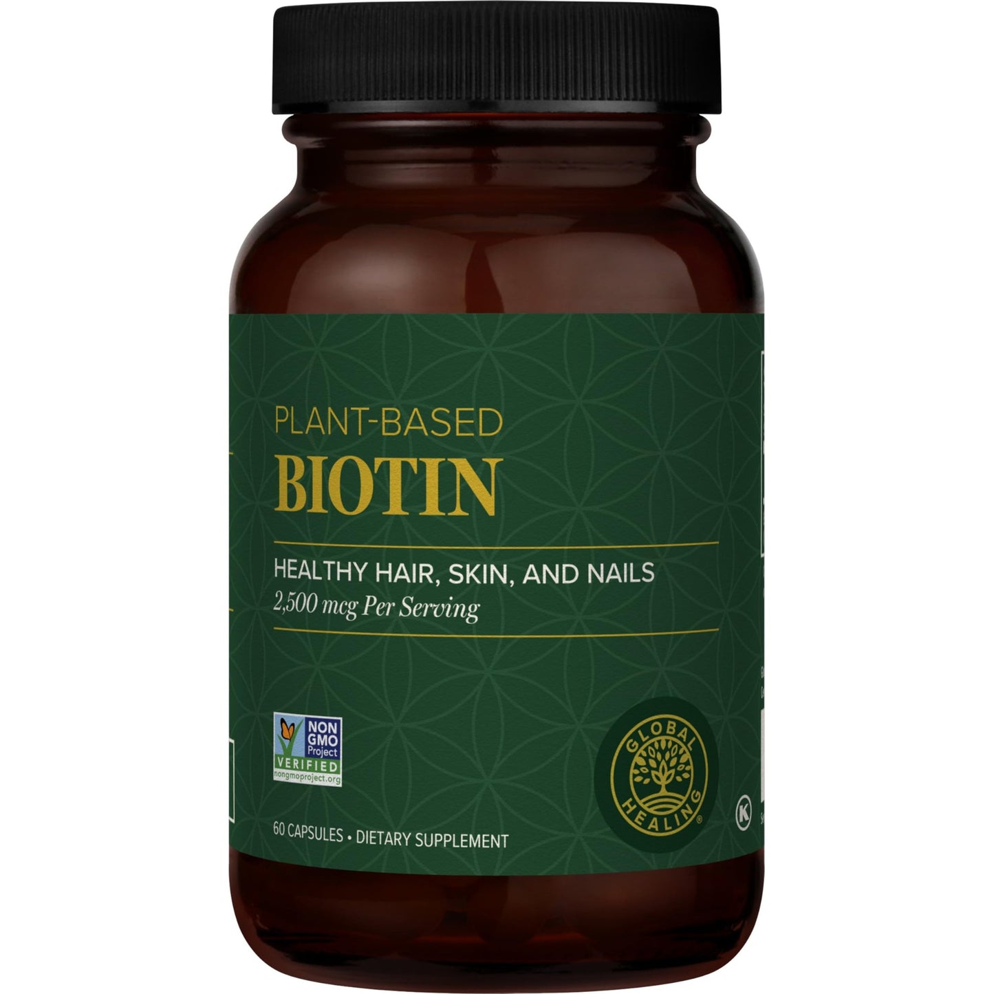 Global Healing Center - Biotin (Vitamin B7) Biotin for Hair Growth Supplement Vitamins, Supports Radiant Skin, and Stronger Nails, Hair Loss Vitamins for Women and Men, More Than The 1000mcg - Medaid International