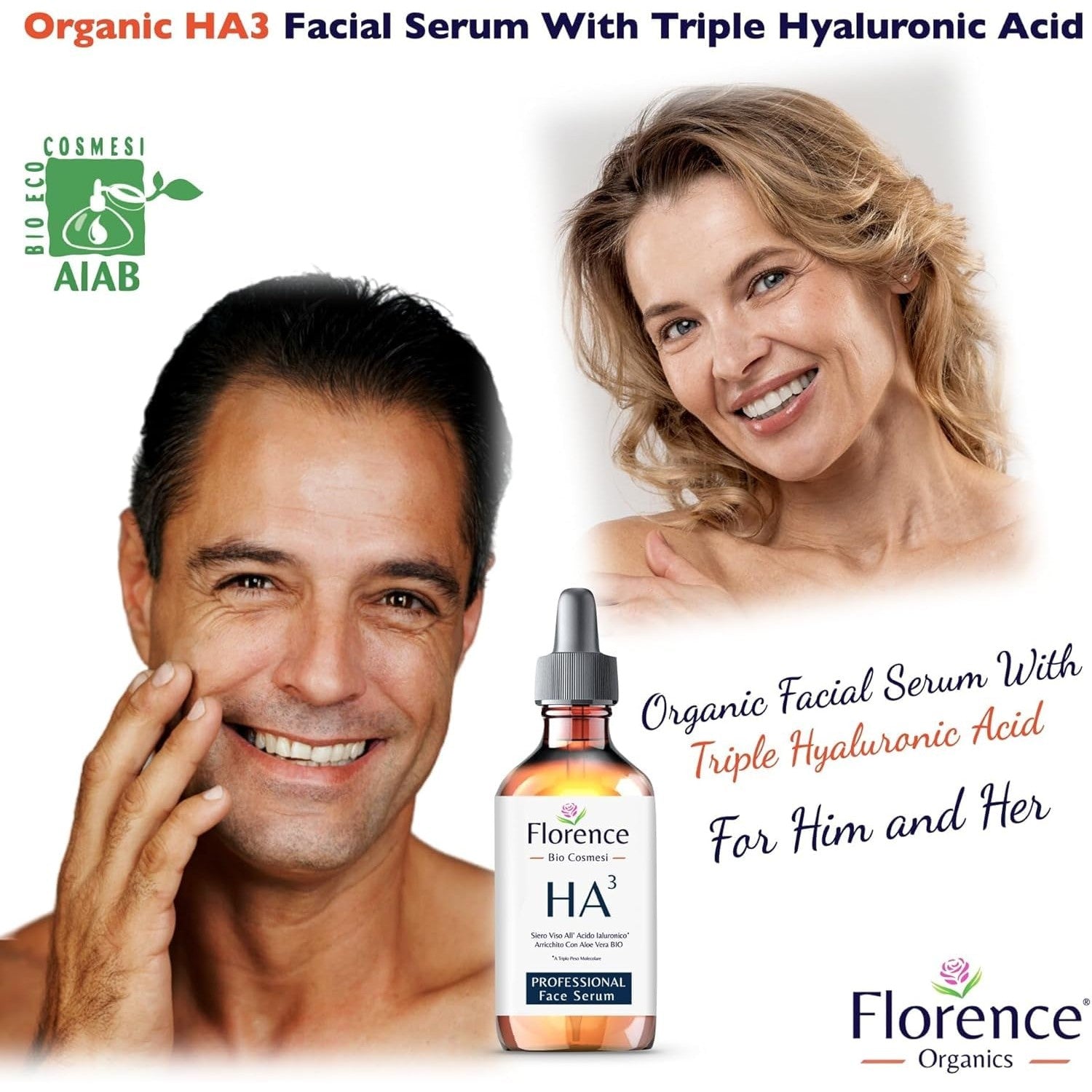 Hyaluronic Acid Serum for Face – 100% Pure with Niacinamide. Anti-Aging, Hydrating Facial Serum for Plumper, Smoother Skin – Clarifying, Plumping, Ideal for Blemish-Prone Skin and a Radiant Complexion - Medaid International