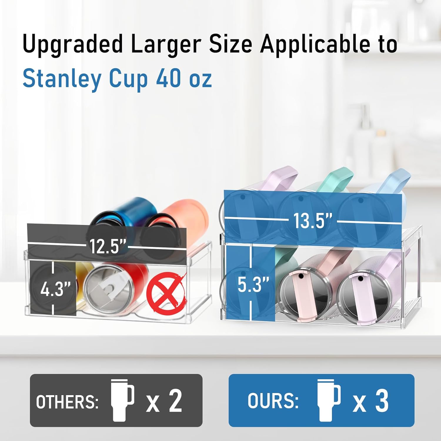 Water Bottles Organizer Stand - Medaid International