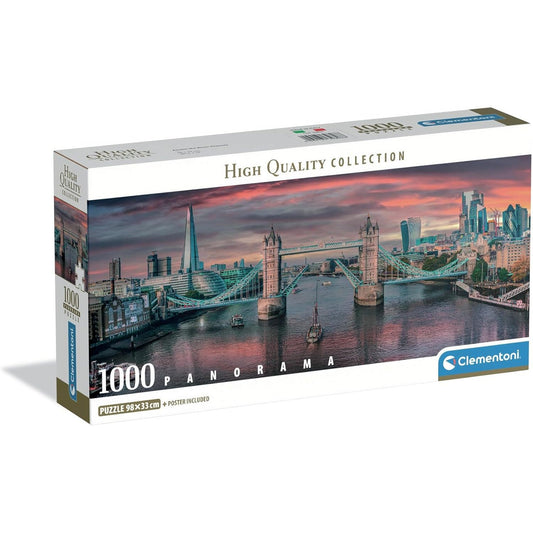Puzzle 1000 Pieces, Panorama Across The River Thames - Medaid International