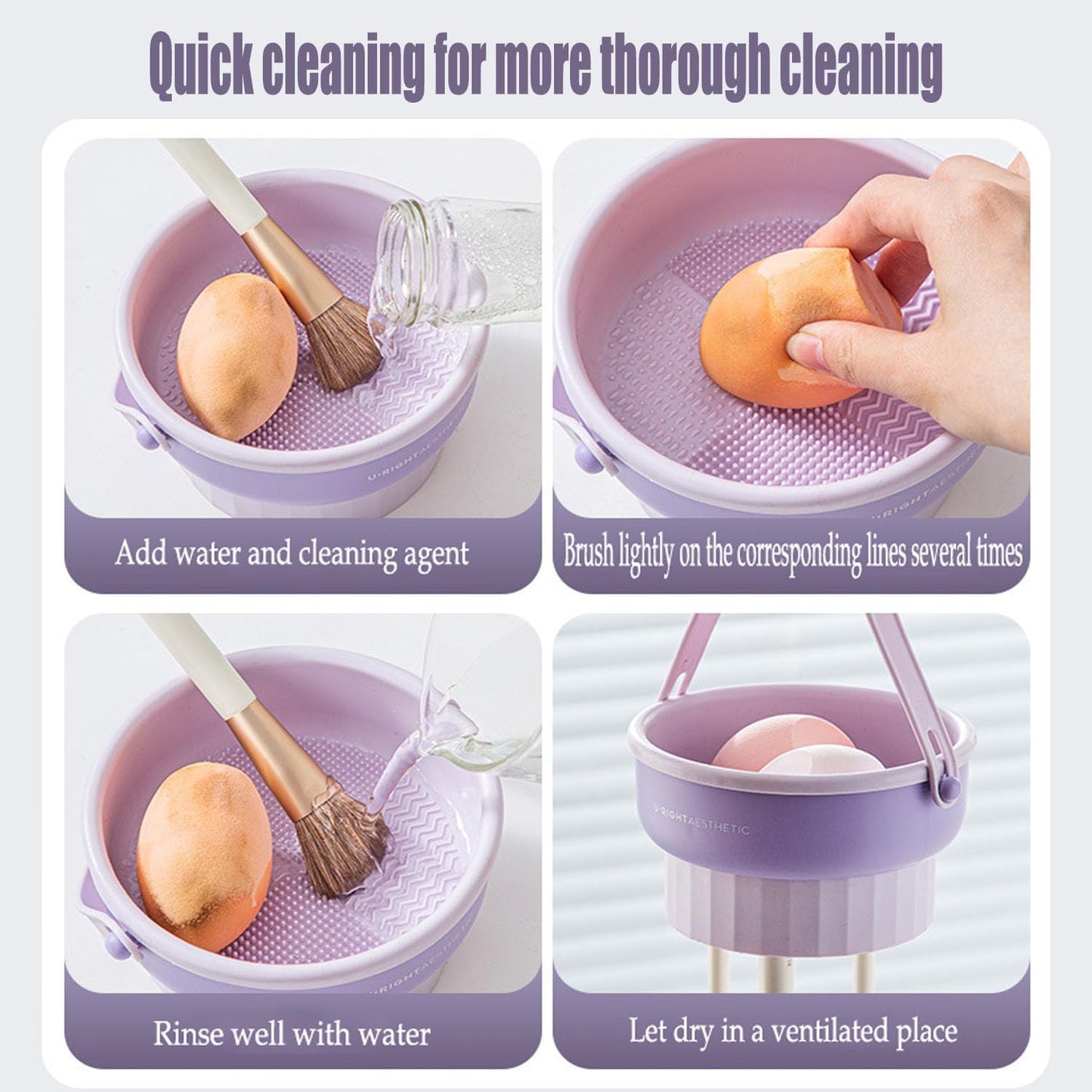Makeup Brush Cleaning Bowl - Medaid International