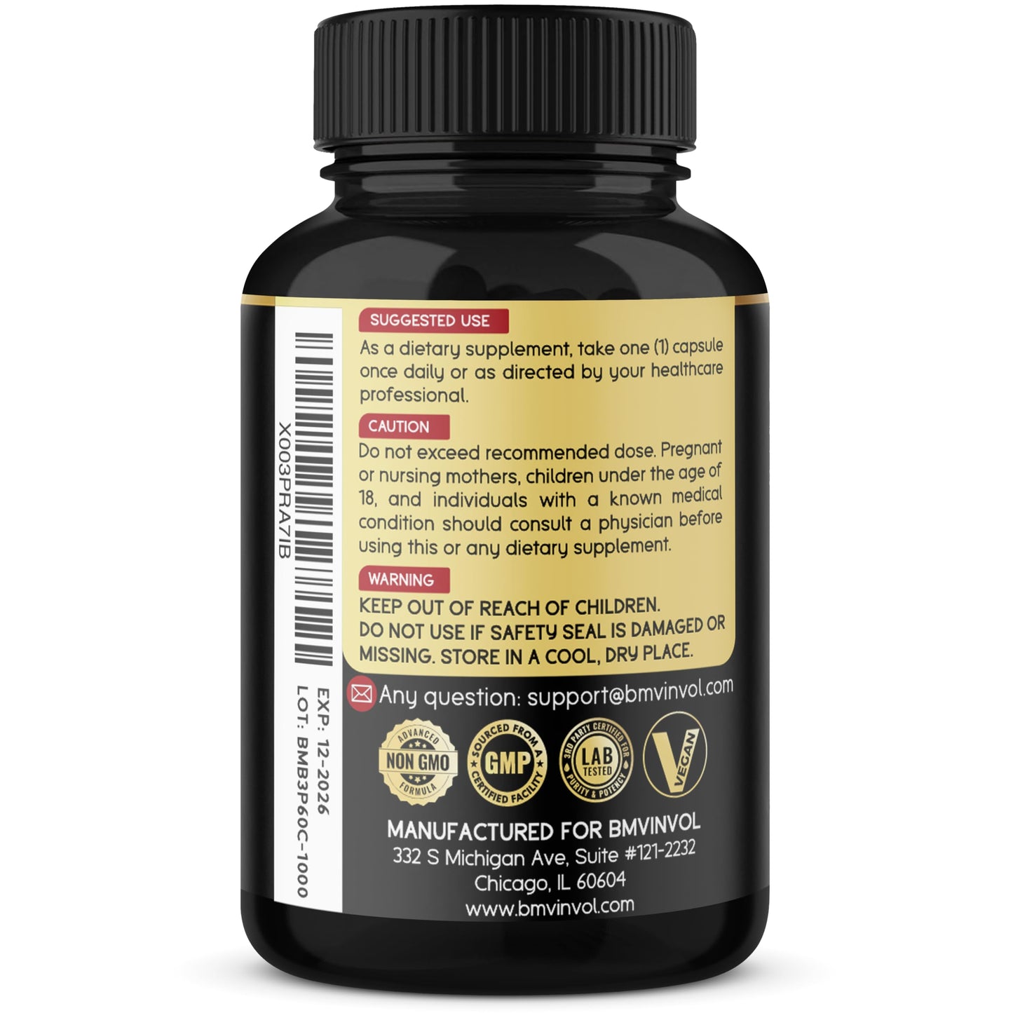 (3 Packs) Berberine Supplement Plus Ceylon Cinnamon, Milk Thistle, Turmeric, Artichoke Leaf, Black Peppe - 6 Month Supply - 180 Capsules Total - Medaid International