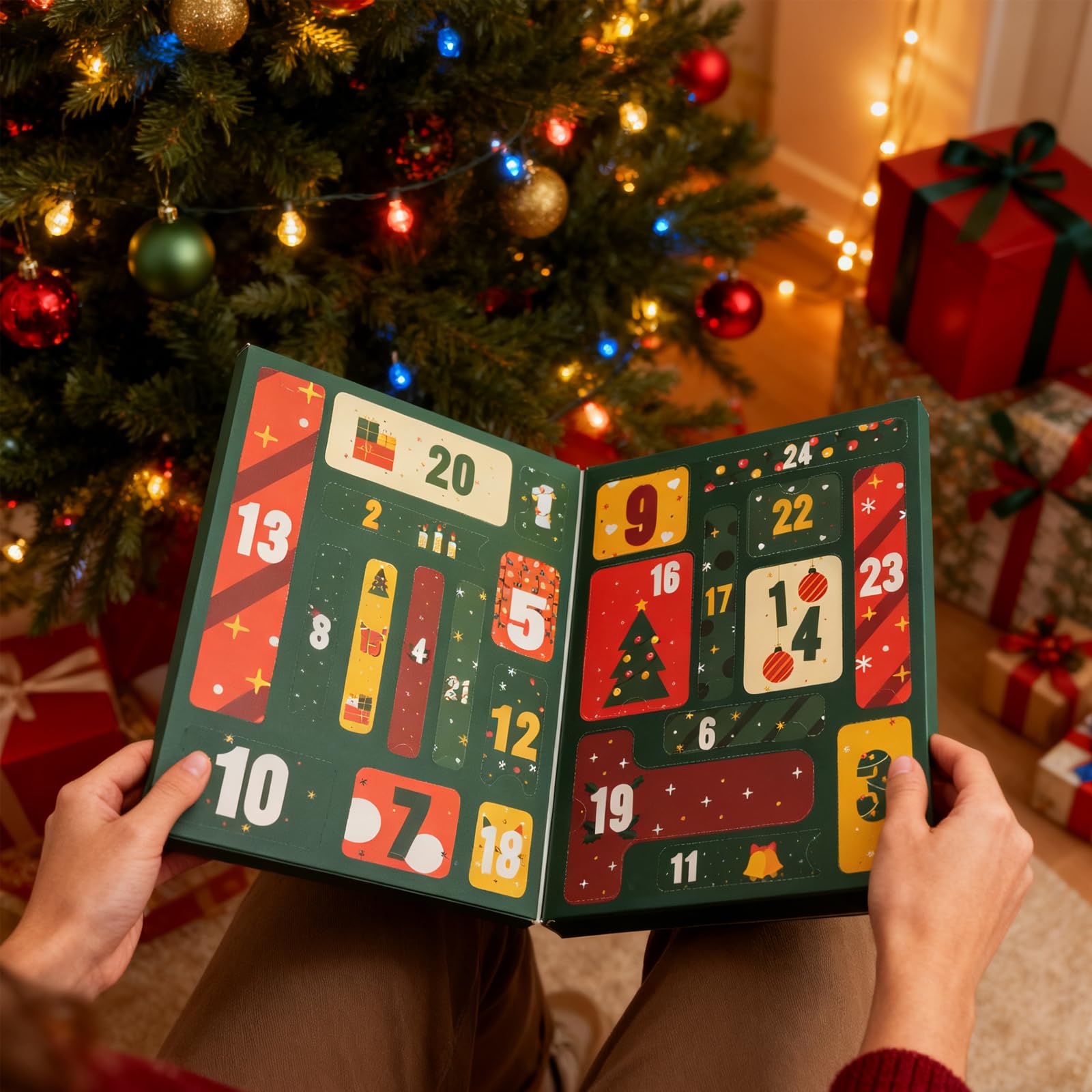 Advent Calendar Hand Tool Kit Christmas Countdown, 24 Days Hand Tool Advent Calendar Set for for Son, Boyfriend, Husband, Dad, Men Teen Boy 2025 Xmas Surprise Gift - Medaid International