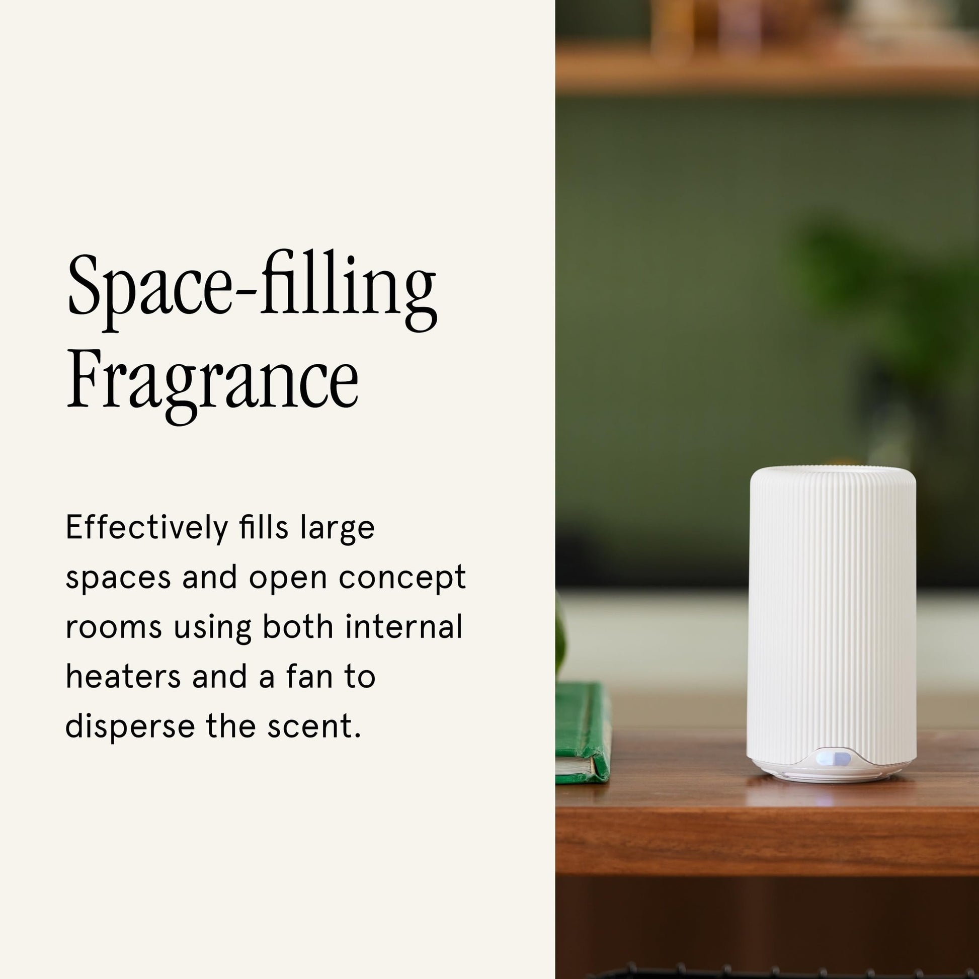Pura Plus Smart Home Fragrance Diffuser for Large Spaces - Adjust Scent Intensity, Set Schedules & Timers, and More in Pura App - Fragrances Sold Separately - White - Medaid International