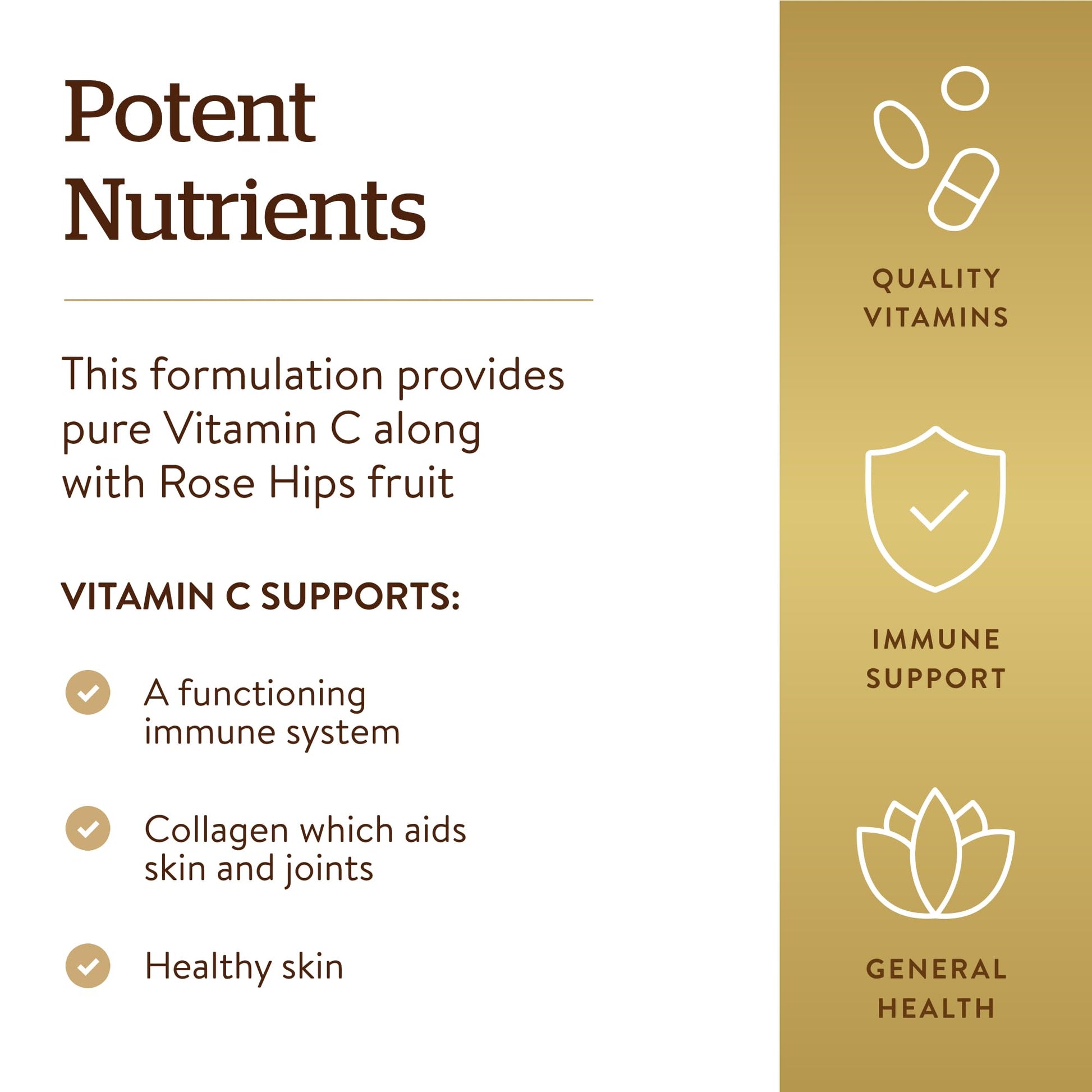 Solgar Vitamin C 1500 mg with Rose Hips, 180 Tablets - Antioxidant & Immune Support - Overall Health - Supports Healthy Skin & Joints - Non GMO, Vegan, Gluten Free, Dairy Free, Kosher - 180 Servings - Medaid International