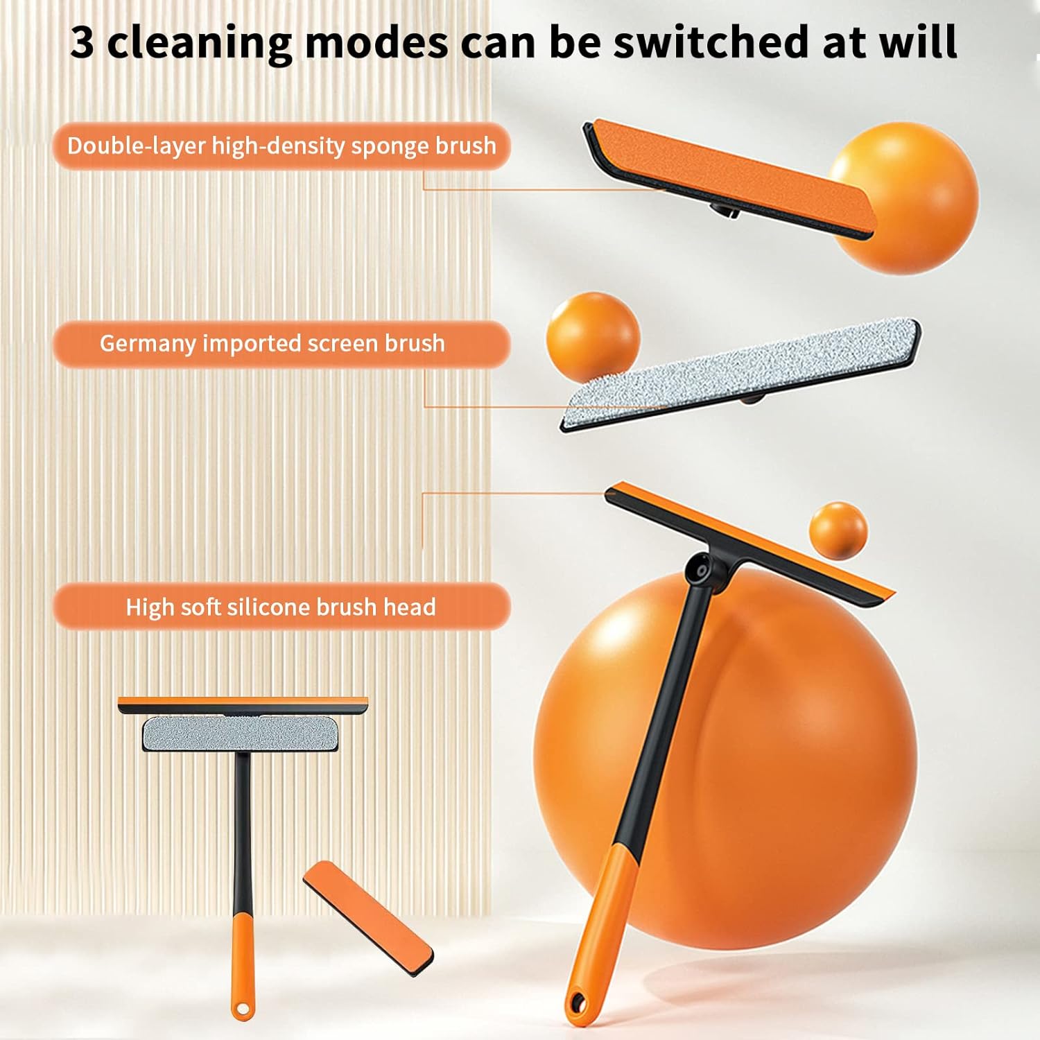 3 in 1 Window Screen & Glass Wiper - Medaid International