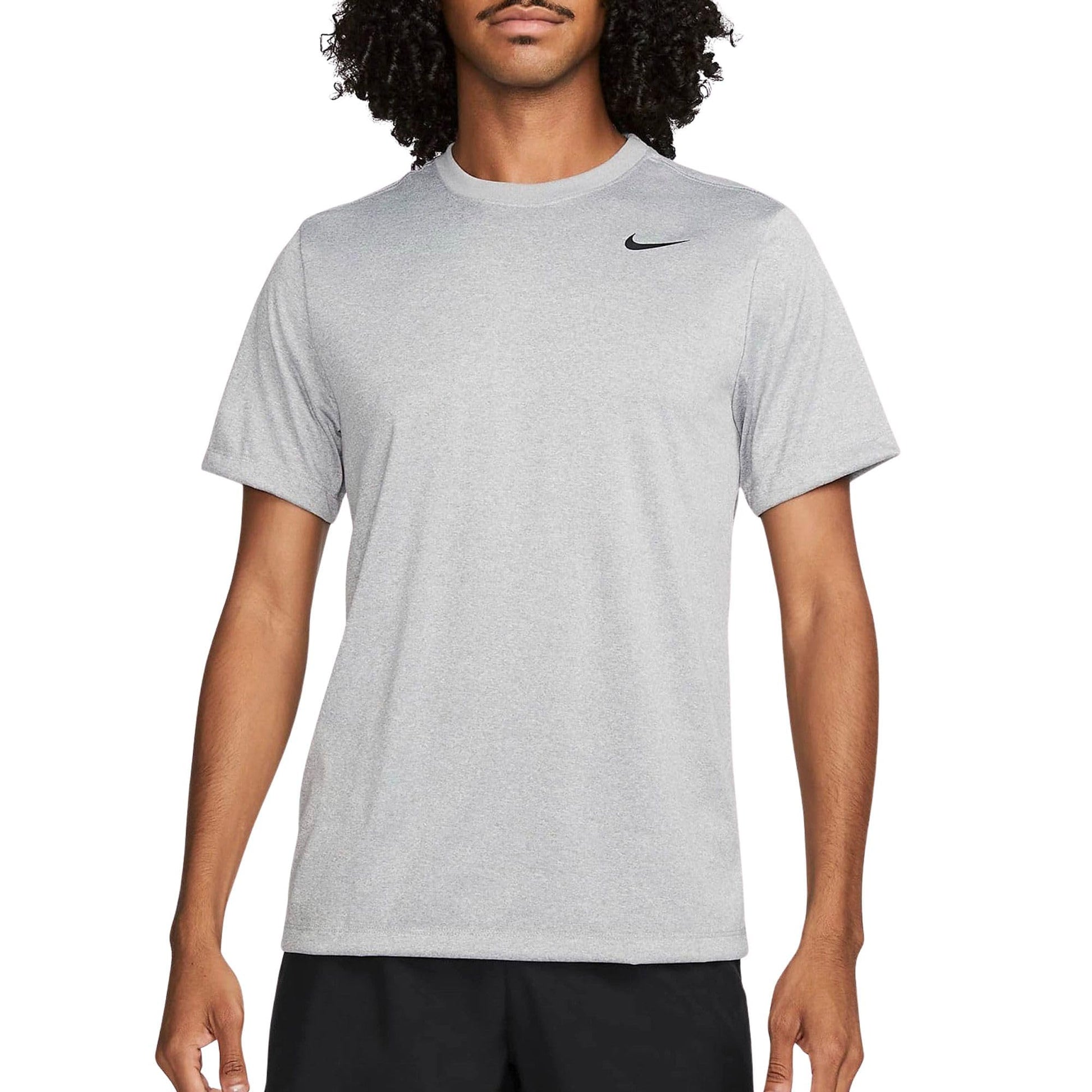 Nike Men's Dri-Fit Legend Fitness T-Shirt, Tumbled Grey/Flt Silver/Heather/Black, X-Large - Medaid International