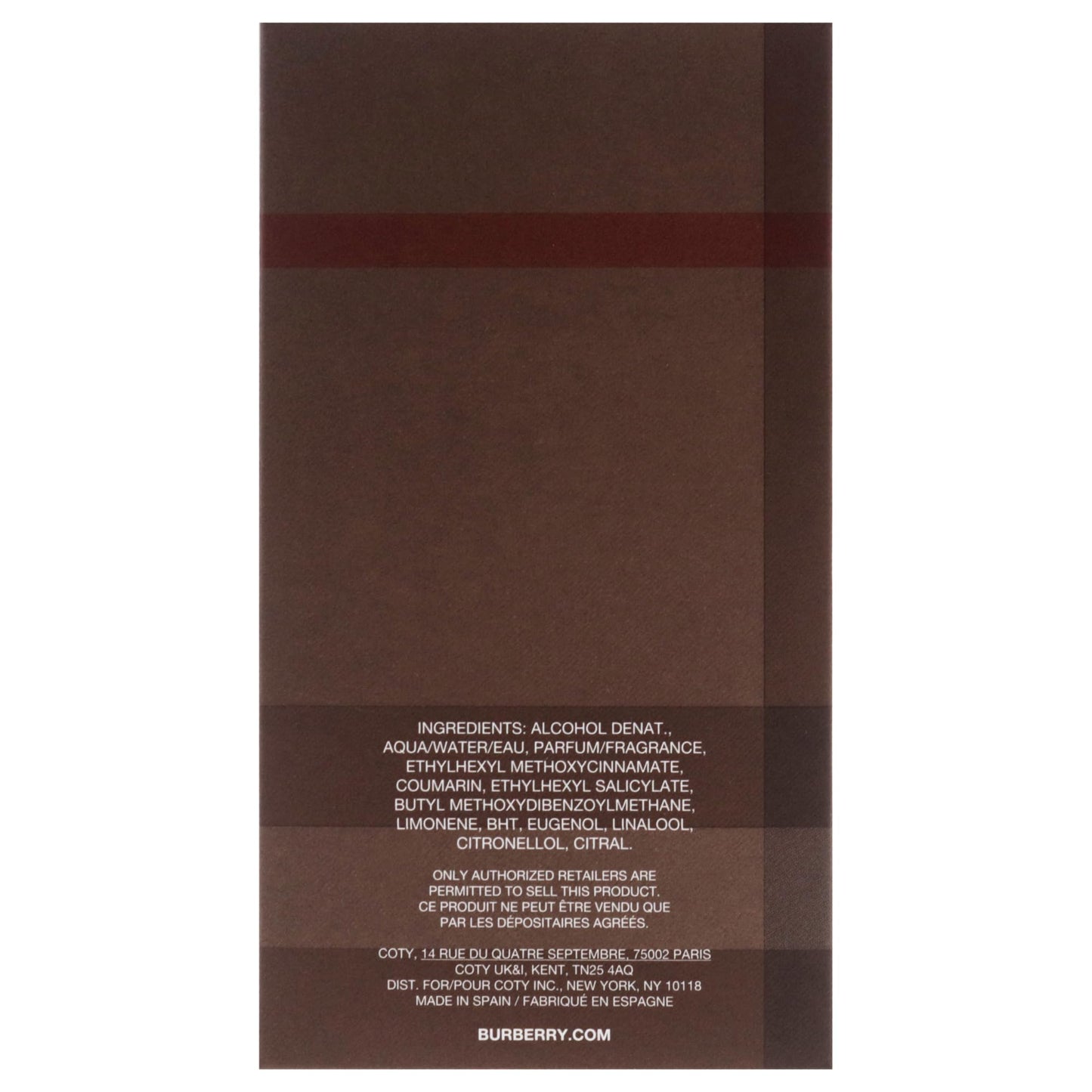 Burberry London For Men. Eau De Toilette Spray - Medaid International