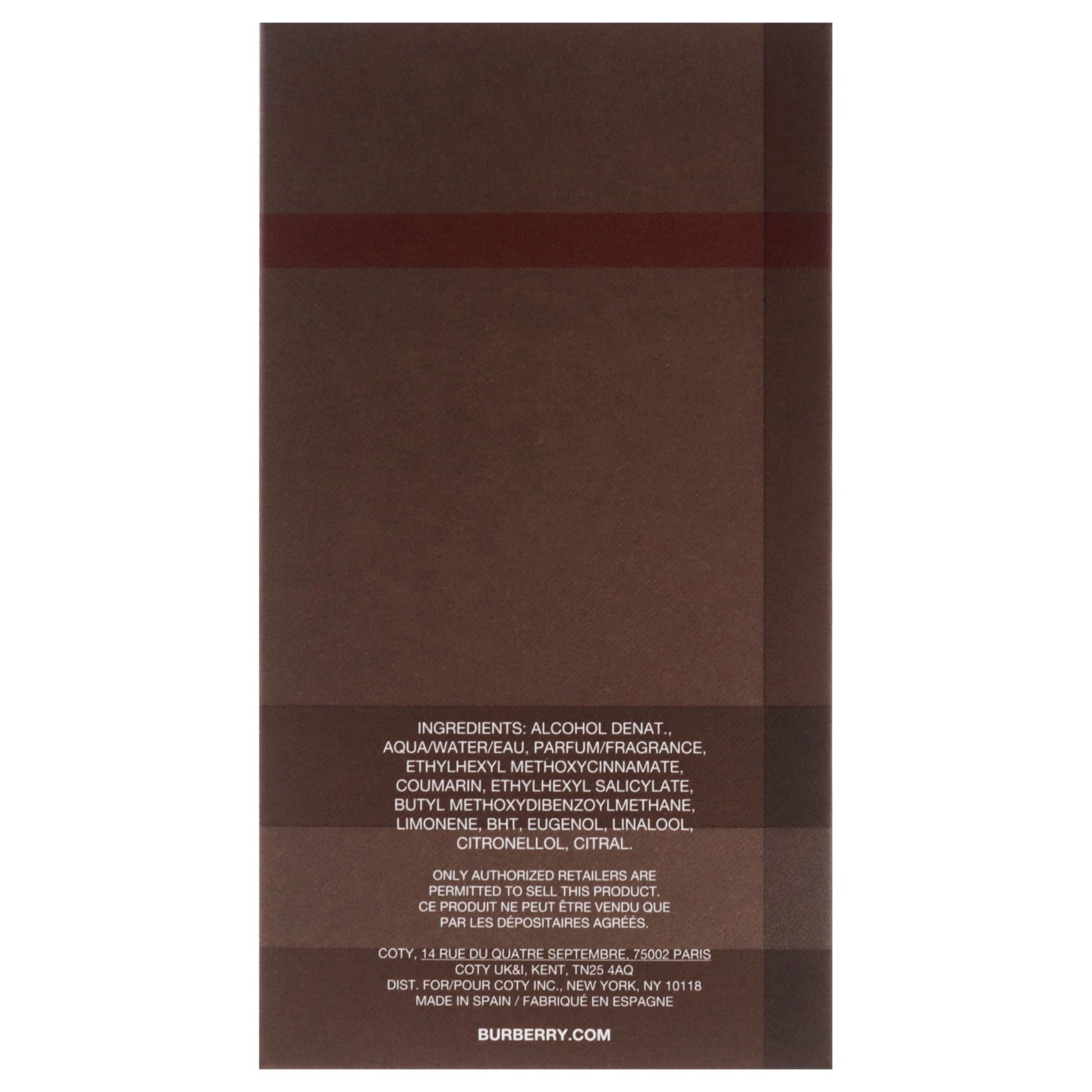 Burberry London For Men. Eau De Toilette Spray - Medaid International