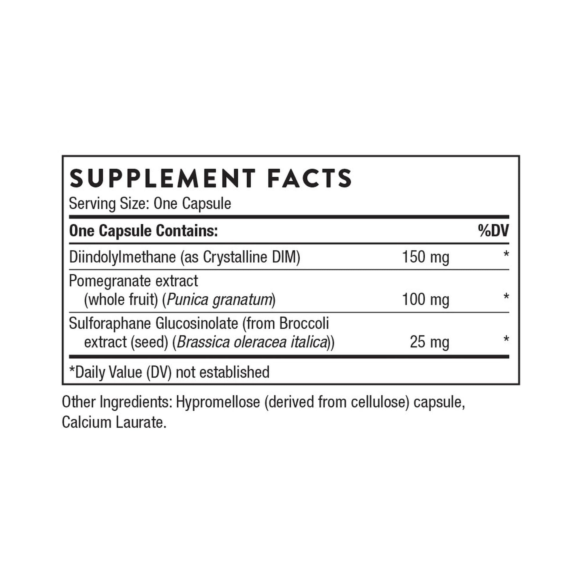 THORNE - Hormone Advantage - (Formerly DIM Advantage) Estrogen Support & Hormone Balance for Men & Women* - Featuring DIM and Pomegranate Extract - 60 Capsules - Medaid International
