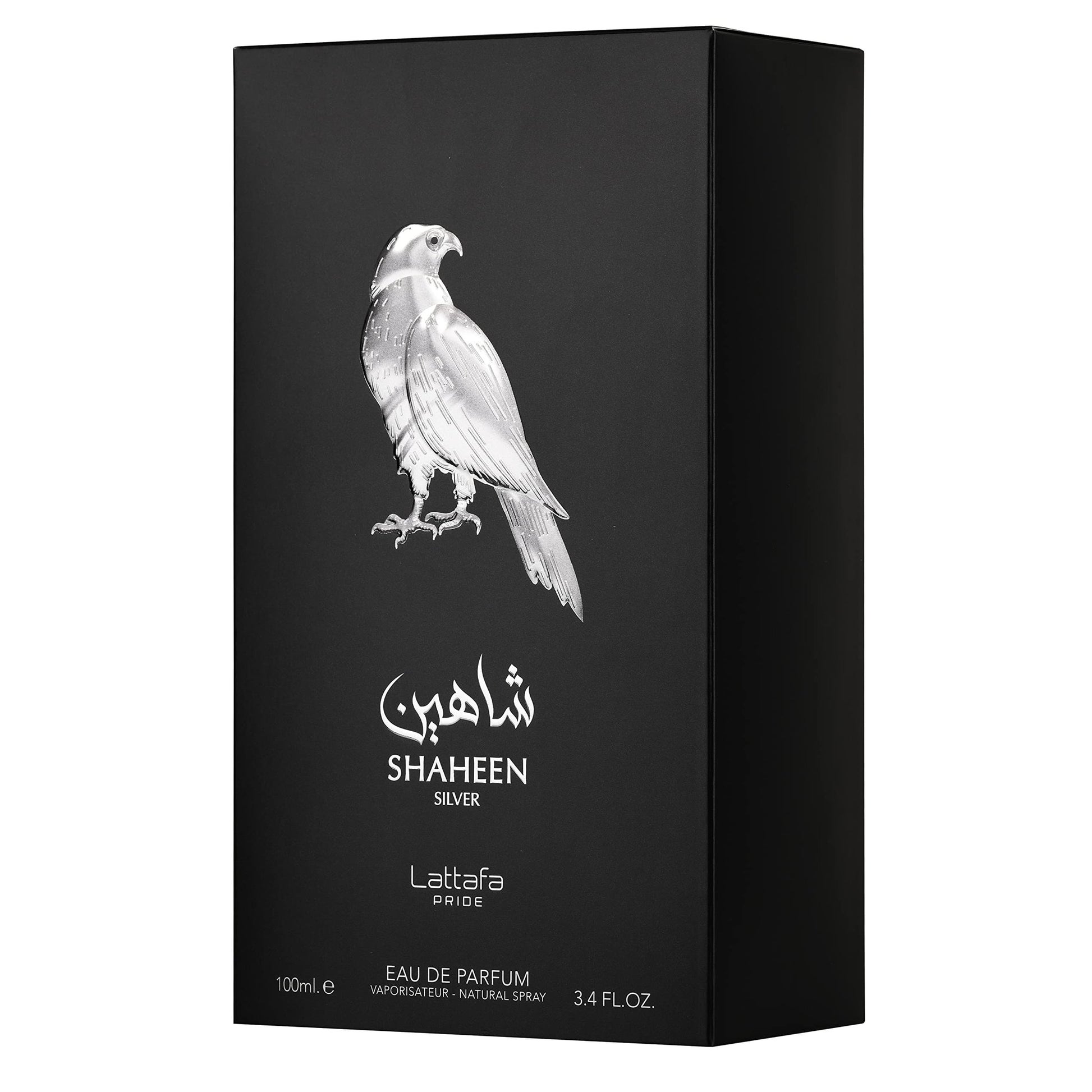 Lattafa Perfumes Shaheen Silver for Unisex Eau de Parfum Spray, 3.4 Ounce - Medaid International