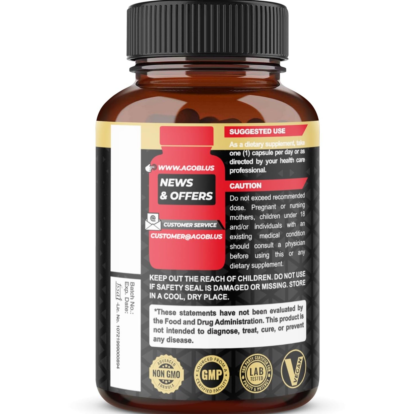 Ashwagandha Extract Capsules 7 Herbal Ingredients 8050 mg - Blended Fenugreek, Maca, Turmeric, Rhodiola, Ginger & Black Pepper - Sleep, Spirit, Immune & Energy Support - 5-Month Supply - Medaid International