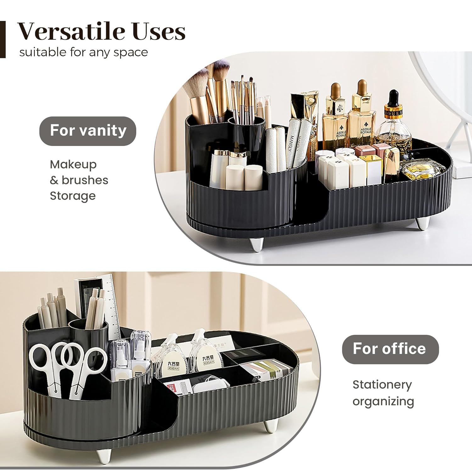 Large Rotating Makeup Organizer - Medaid International