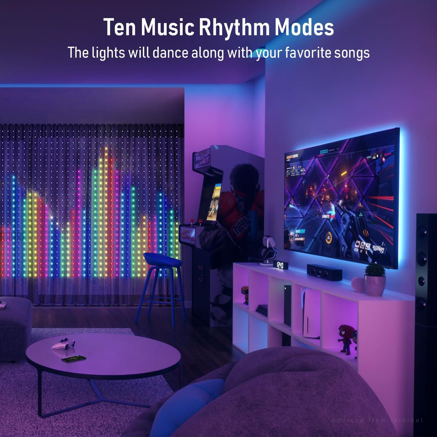 Twinkly Curtain Smart LED Lights - Medaid International