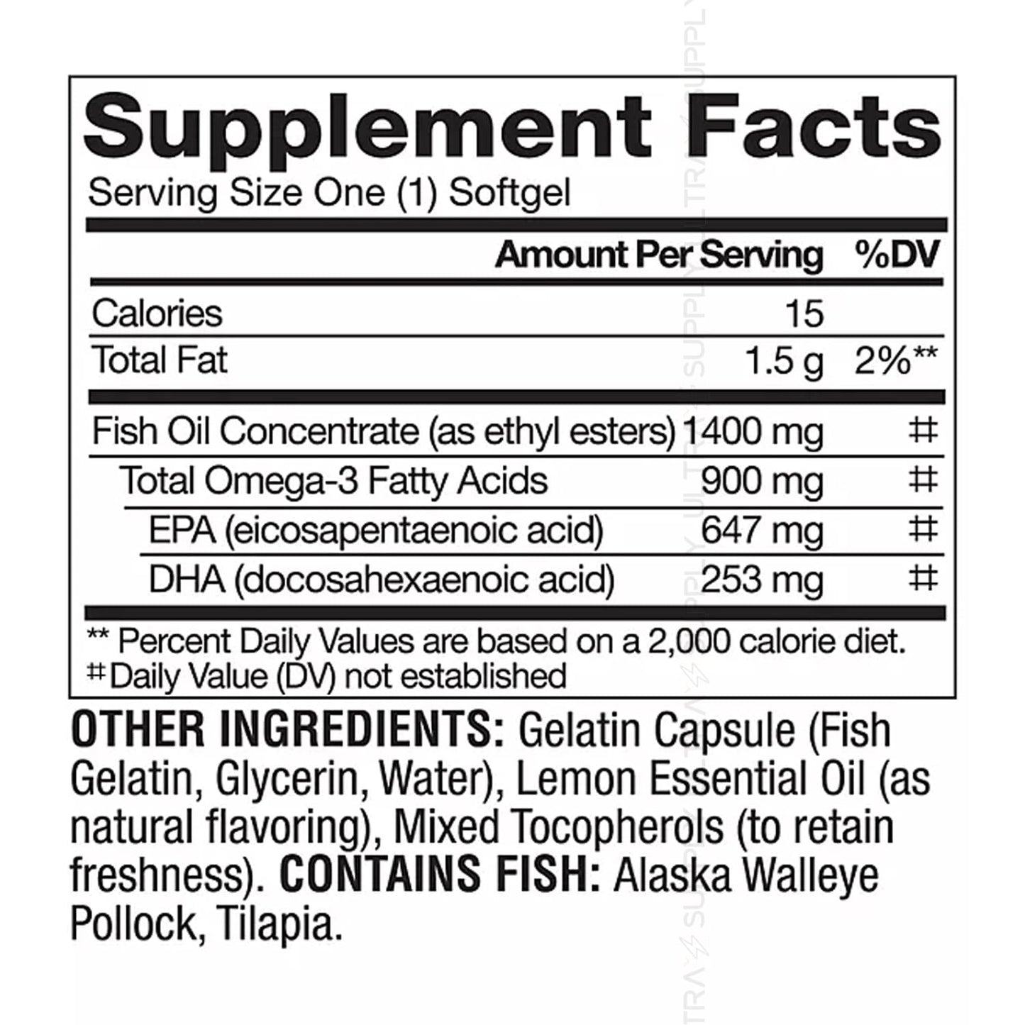 Members Mark Omega 3 Fish Oil, (150 Count.) 900 mg – Wild Alaskan, MSC-Certified Sustainable, Supports Heart & Brain Health, No Fishy Aftertaste - Medaid International