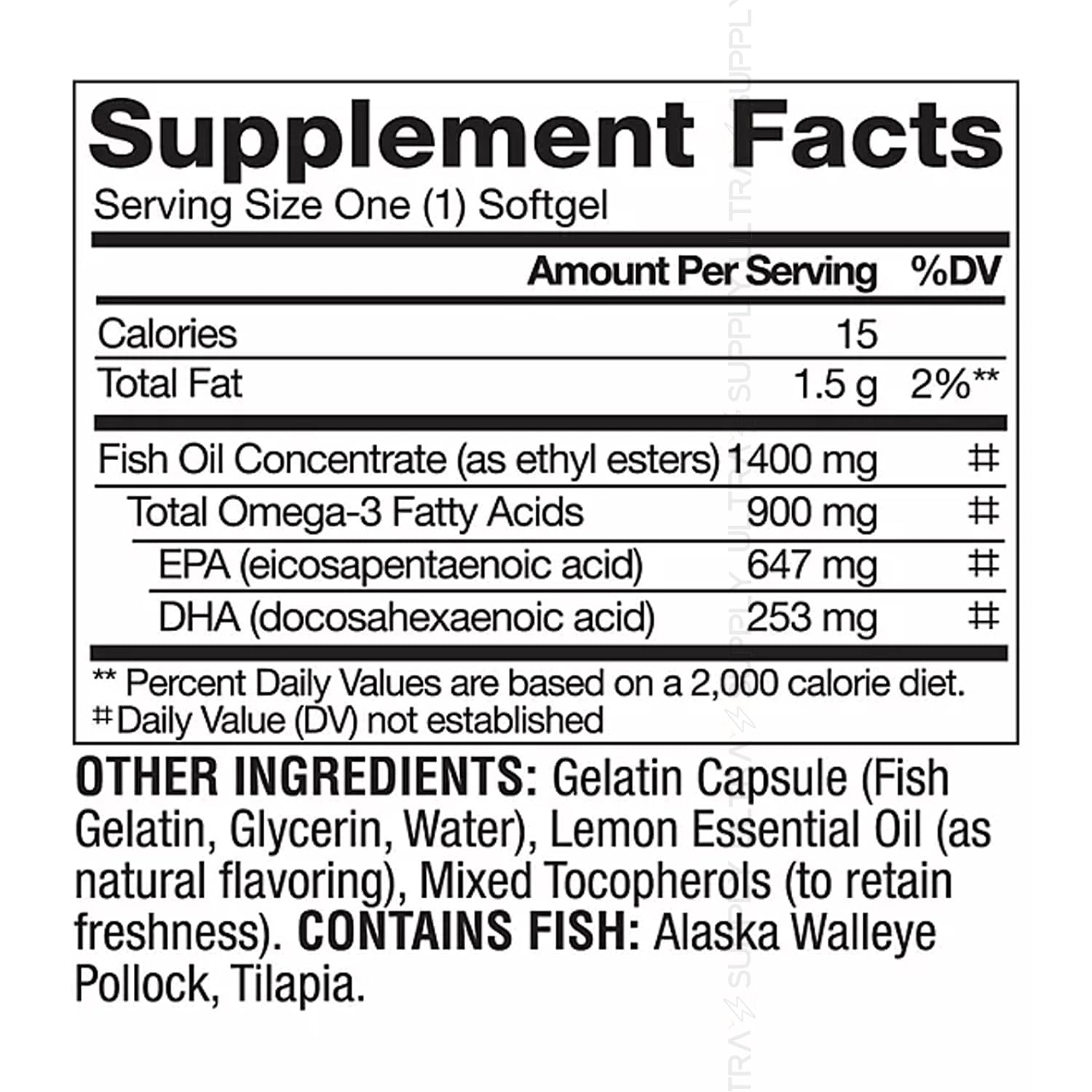 Members Mark Omega 3 Fish Oil, (150 Count.) 900 mg – Wild Alaskan, MSC-Certified Sustainable, Supports Heart & Brain Health, No Fishy Aftertaste - Medaid International