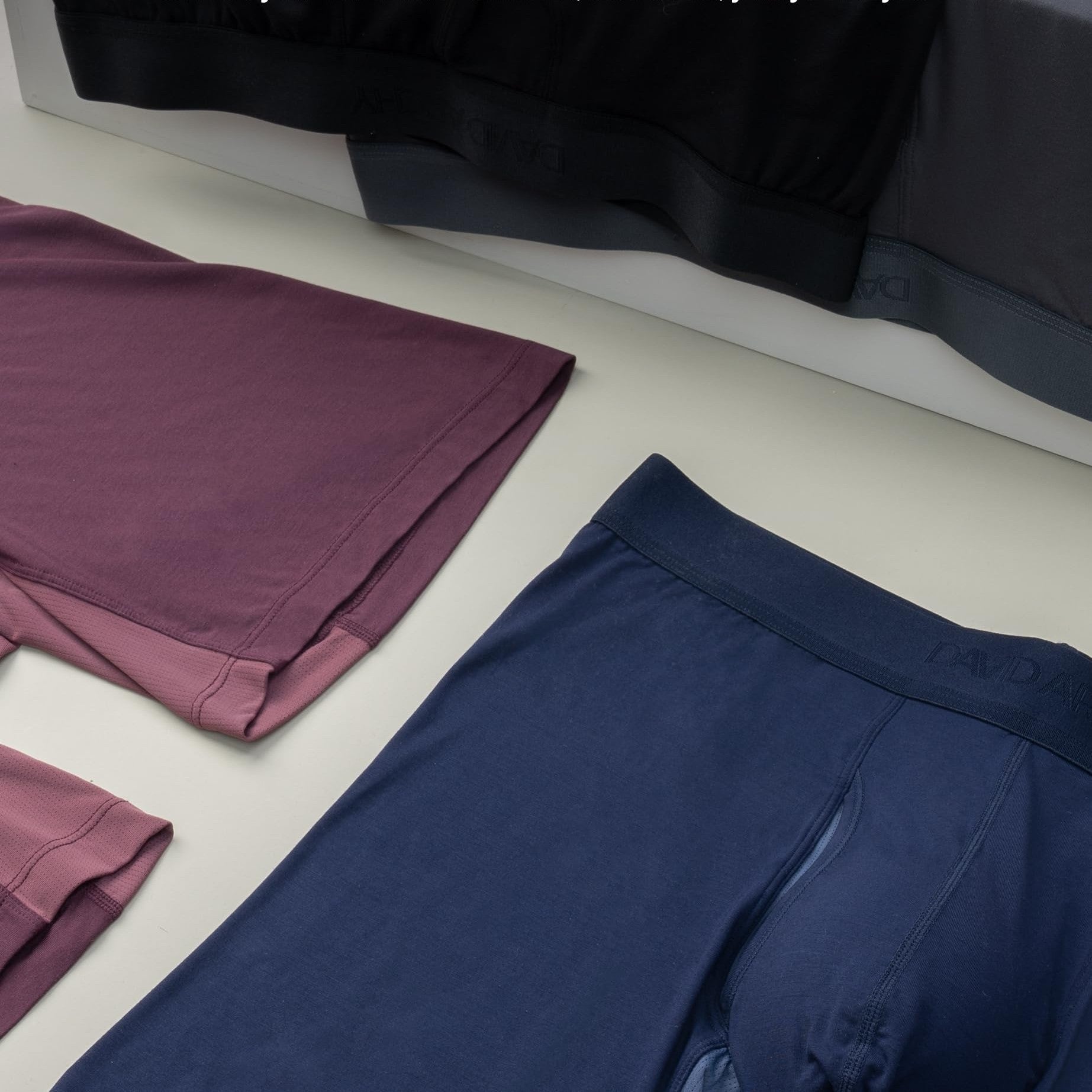 DAVID ARCHY Men's Underwear Boxer Briefs, Ultra Soft Modal Breathable Mesh Pouch Moisture-Wicking Underwear for Men 4 Pack(M, Black/Charcoal/Navy Blue/Olive Green) - Medaid International