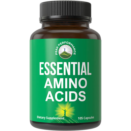 All 9 Essential Amino Acids Supplement. Capsules With 3x More Leucine For Muscle Recovery, Growth. EAA Supplement Better Than BCAA / BCAAS Branched Chain Aminos Acid. USA Tested EAAs Men + Women - Medaid International
