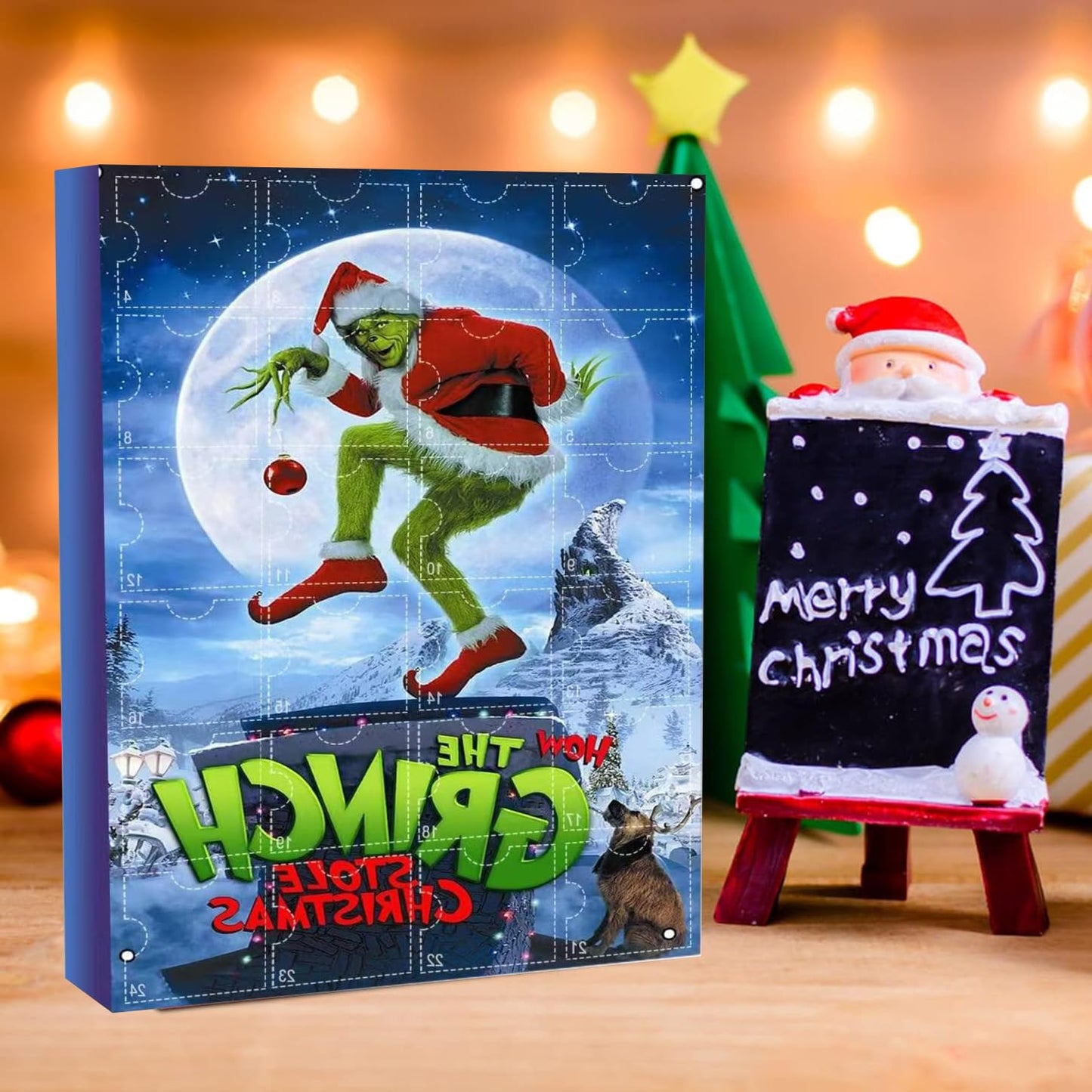 Christmas Advent Calendar 2025 Halloween, 24 Days Cute Cartoon Elf Figures Doll Countdown Calendar for Kids Doll Collectible Gift Christmas Figures Advent Calendar (B) - Medaid International