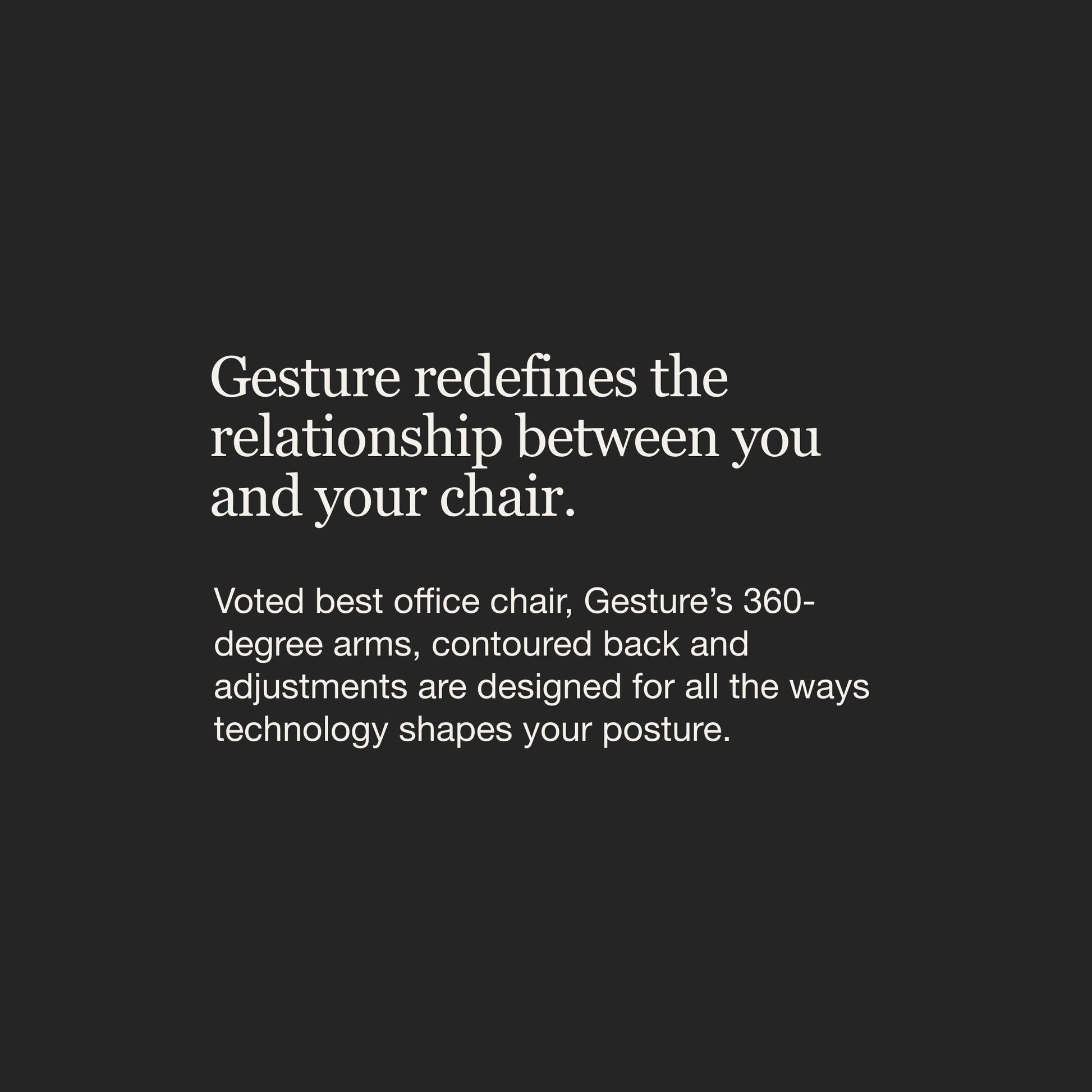 Steelcase Gesture Office Chair - Ergonomic Work Chair with Wheels for Carpet - Comfortable - Intuitive-to-Adjust for Desk - 360-Degree Arms - Licorice Fabric, Dark Frame - Medaid International