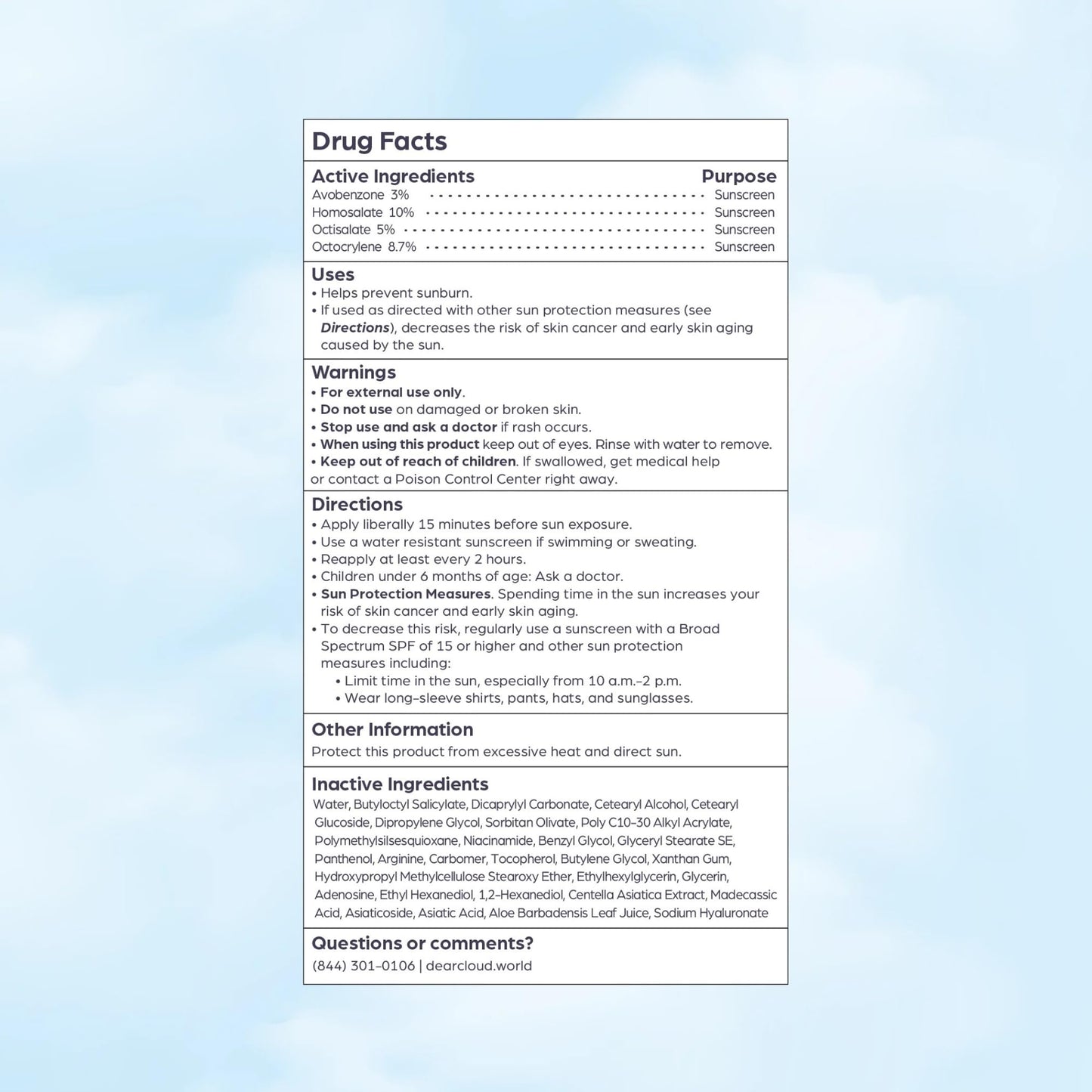 dearcloud Tone Blur Essence Sunscreen SPF 50+ PA++++ – Korean Sunscreen for Face, Primer with Vegan Ingredients (1.69 fl oz) - Medaid International