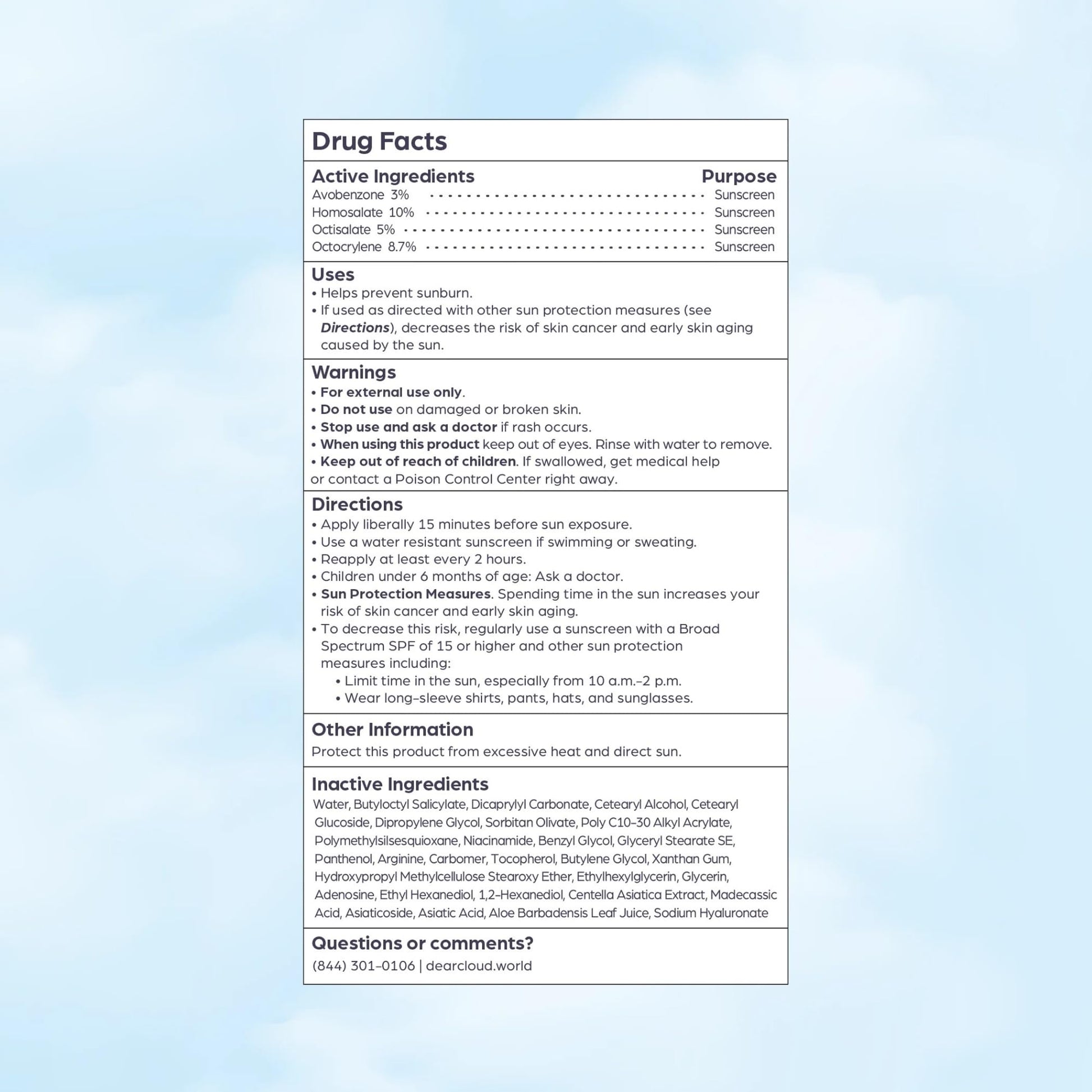 dearcloud Tone Blur Essence Sunscreen SPF 50+ PA++++ – Korean Sunscreen for Face, Primer with Vegan Ingredients (1.69 fl oz) - Medaid International