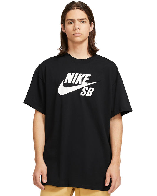 Nike SB Logo Skate Tee Black - White - Medaid International