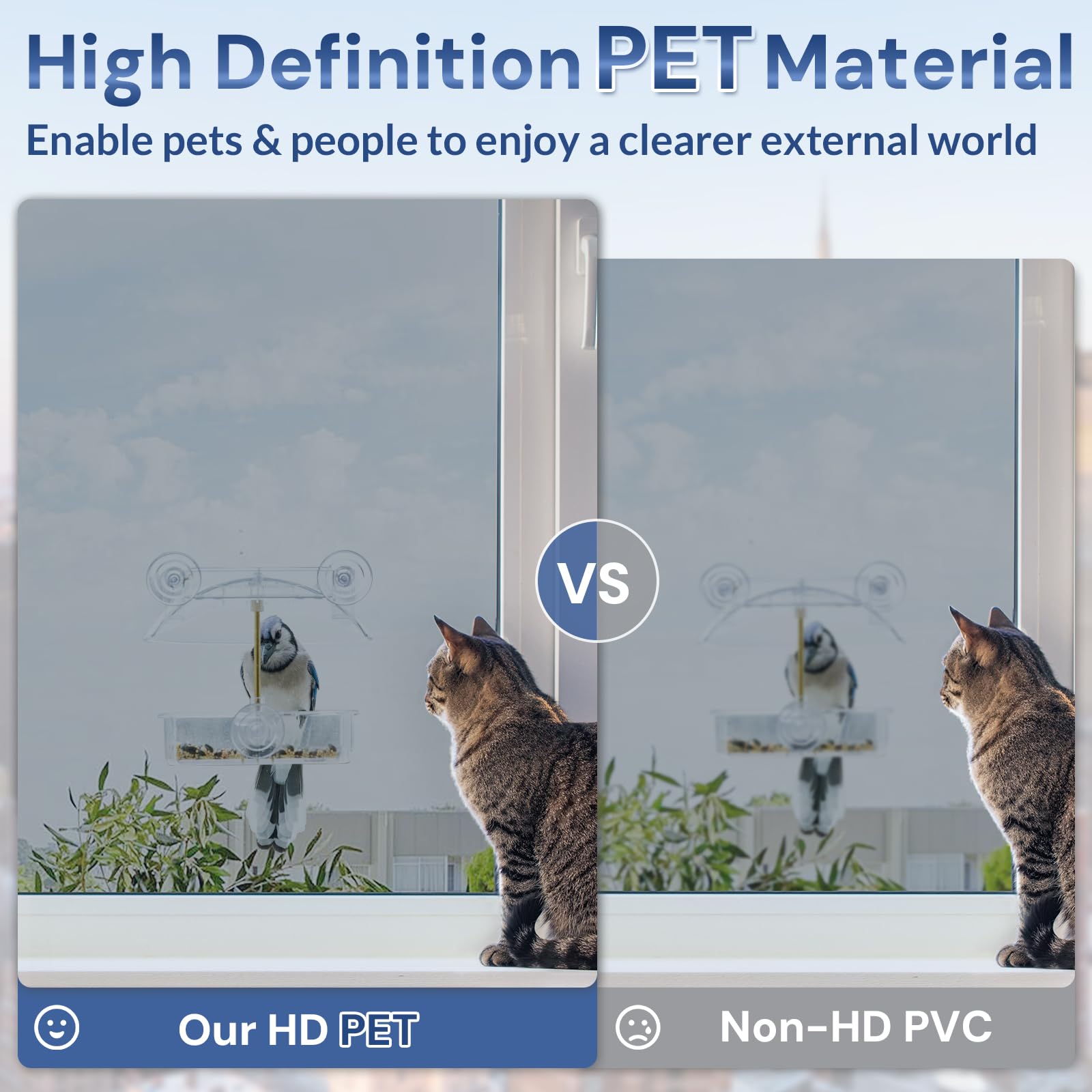 rabbitgoo One Way Window Film Daytime Privacy Mirror Window Tint for Home Office, Heat Control Sun Blocking Anti UV Reflective Tinting Film Glass Window Door Covering,17.5 in X 6.5 Feet, Silver - Medaid International