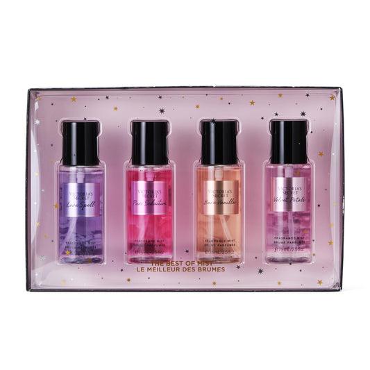 Victoria's Secret Fragrance Mist Collection 4 Piece Mini Gift Set, Assorted Scents - Medaid International