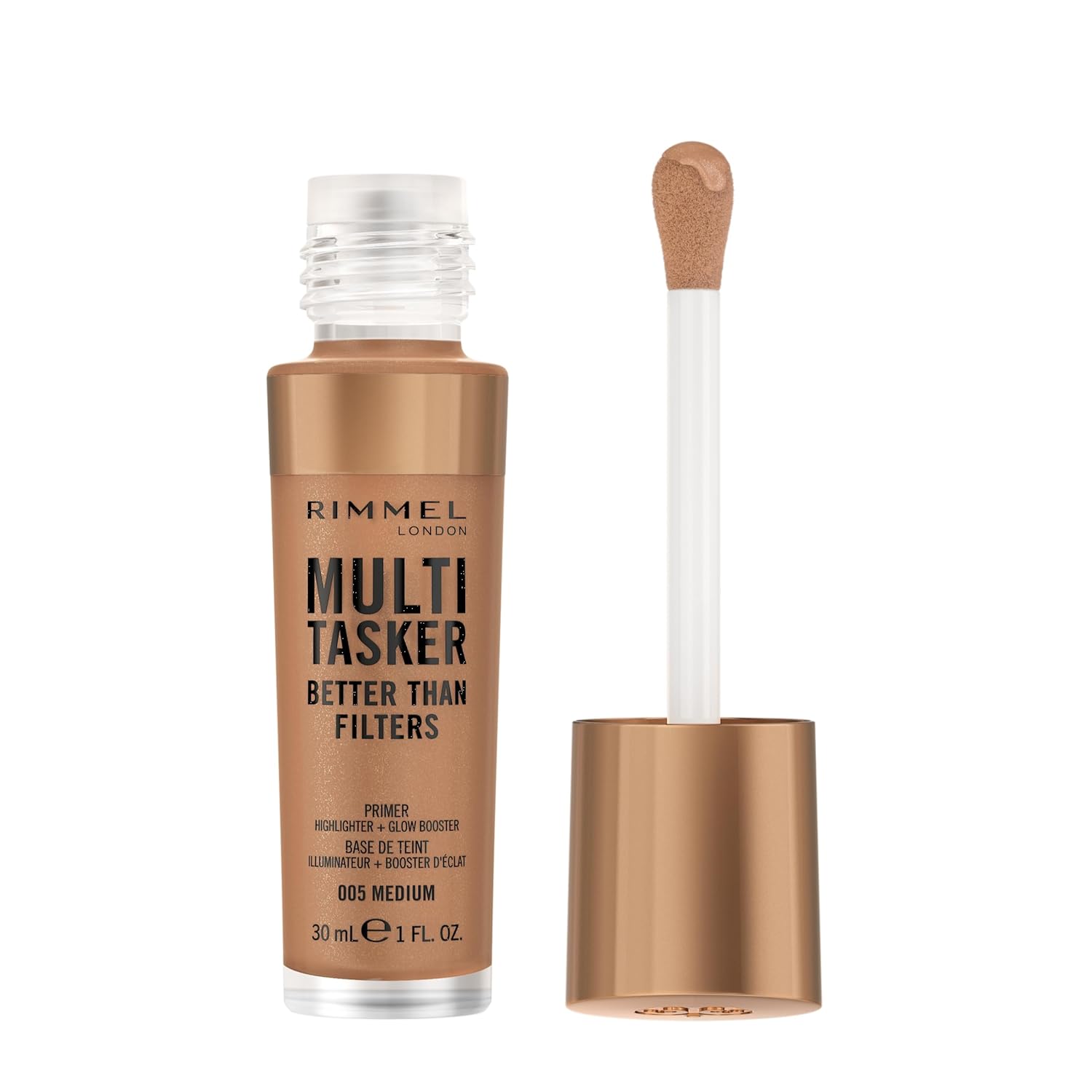 Rimmel Multi Tasker Better Than Filters Primer + Highlight + Glow Booster - Medaid