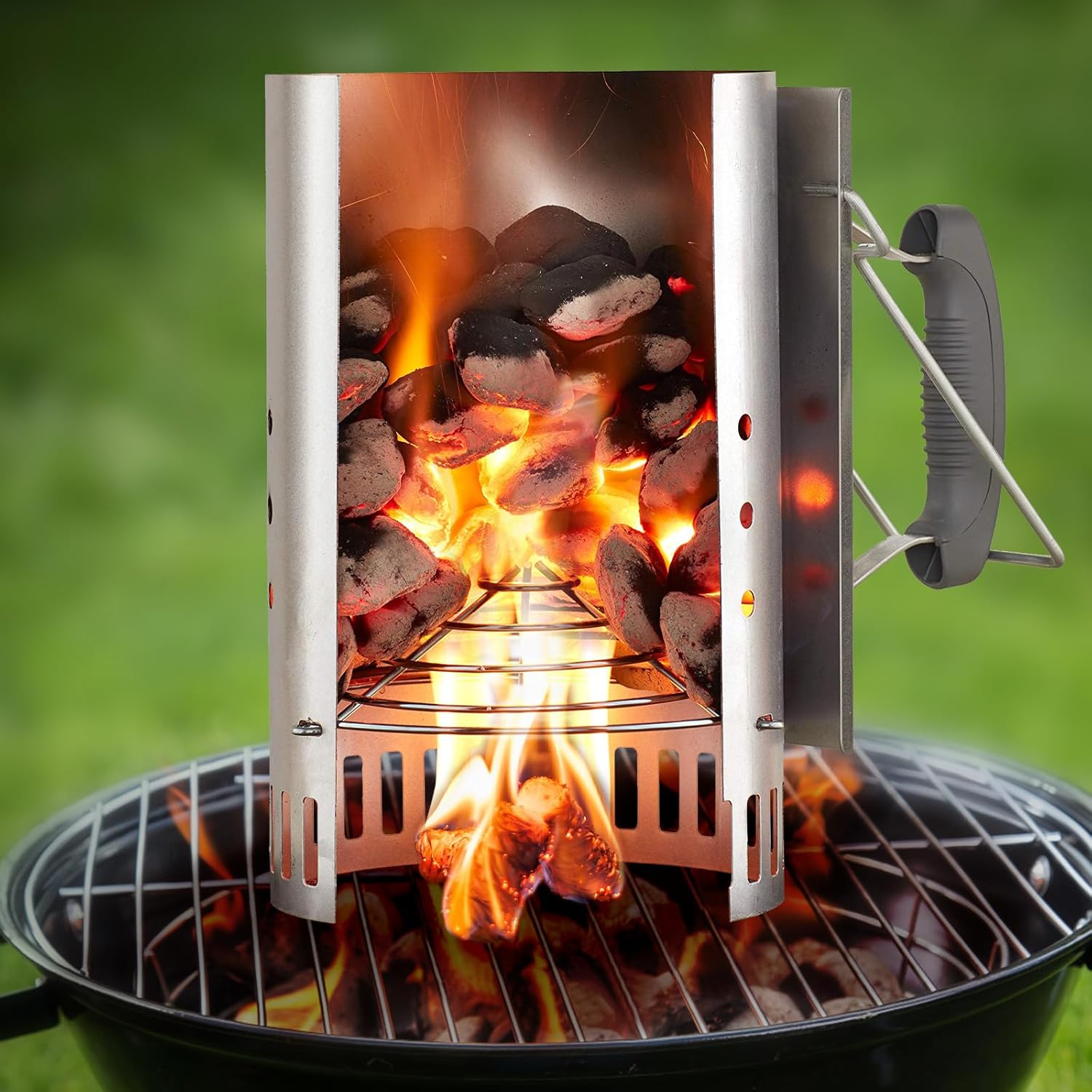 Charcoal Starter Weber 7429 Weber 7429 Rapid Fire Chimney Starter