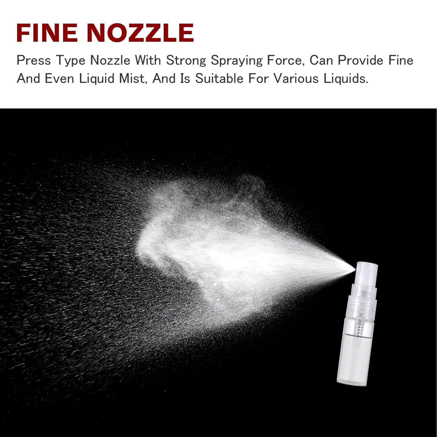 Csdtylh Mini Spray Bottle, Clear Plastic Empty Sample Containers, Fine Mist Perfume Travel Refillable Spray Bottle Perfume Atomizer Small Portable Bottle for Cleaning, Travel, Essential Oils(120, 2ml) - Medaid International