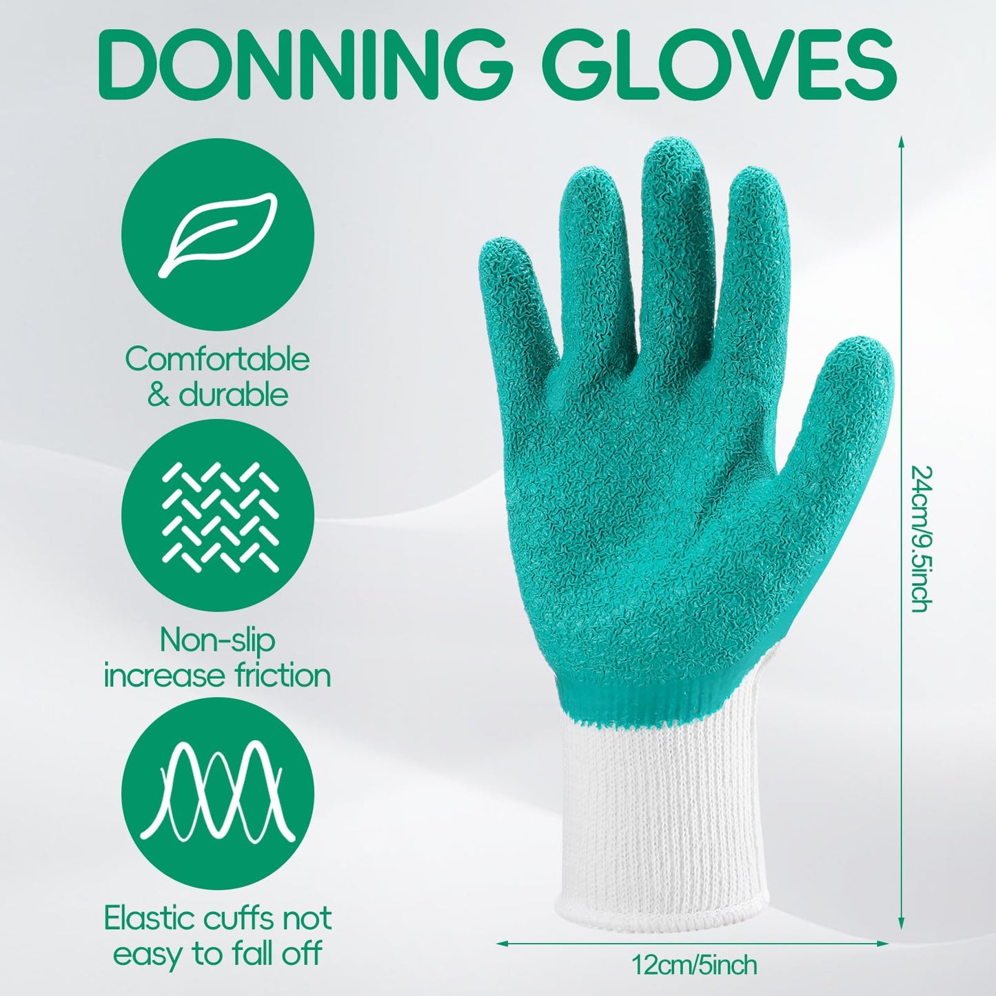 Vicenpal 2 Pcs Easy Slide Compression Stocking Aid Device for Putting on Socks Helpers Tool Compression Stocking Donning Gloves for Seniors Women - Medaid International