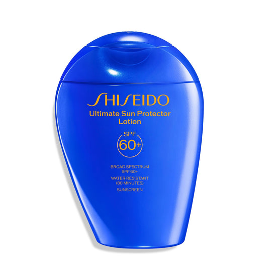 Shiseido Ultimate Sun Protector Lotion - 150 mL - Invisible Broad-Spectrum SPF 60+ Sunscreen for Face & Body - Lightweight Formula - All Skin Types - Free of Oxybenzone & Octinoxate - Medaid International